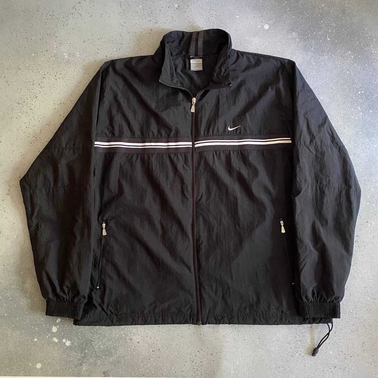 Nike × Nike ACG × Vintage 90s Nike Vintage Swoosh Logo Drill / Gorpcore Jacket Size US XL / EU 56 / 4 - 4 Thumbnail