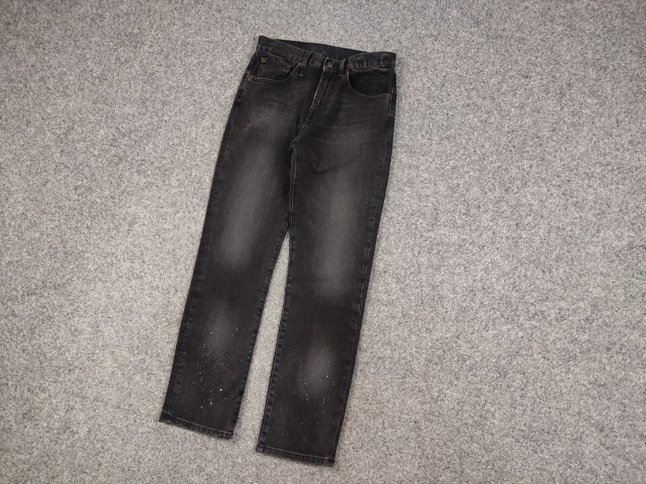 R13 R13 Stove Pipe Japanese Denim Design Paint straight Jeans Size 26" / US 2 / IT 38 - 6 Thumbnail