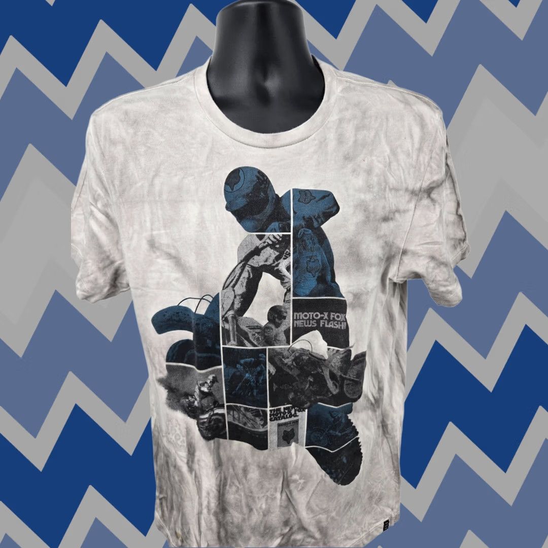 Fox Racing Fox Racing T-Shirt Large Gray Logo Short Sleeve Mens Cotton Lightweight Knit Polyester Casual Regular Fit Size US L / EU 52-54 / 3 - 1 Thumbnail