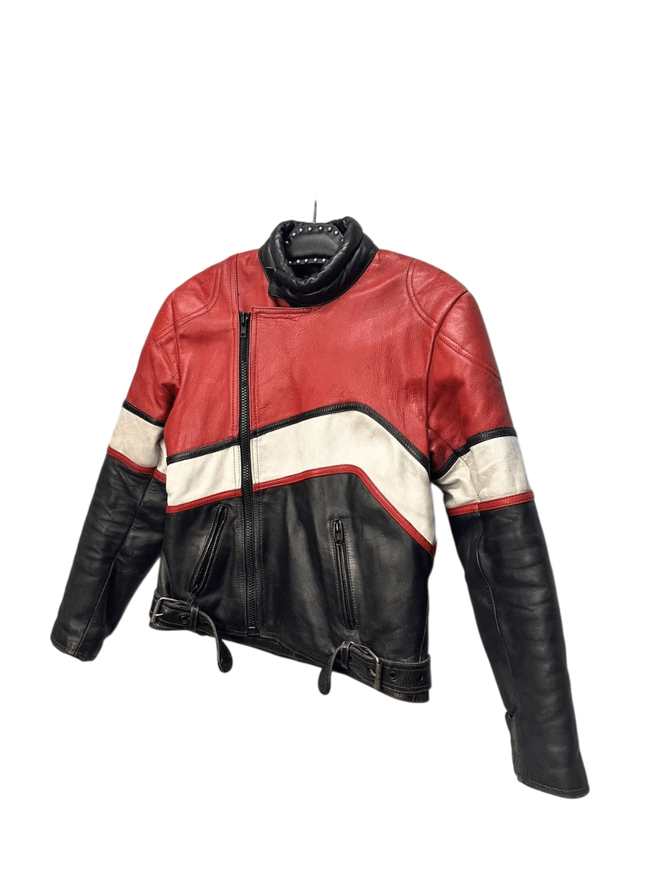 NASCAR Y2K Marlboro racing moto leather jacket vintage Size US S / EU 44-46 / 1 - 1 Thumbnail