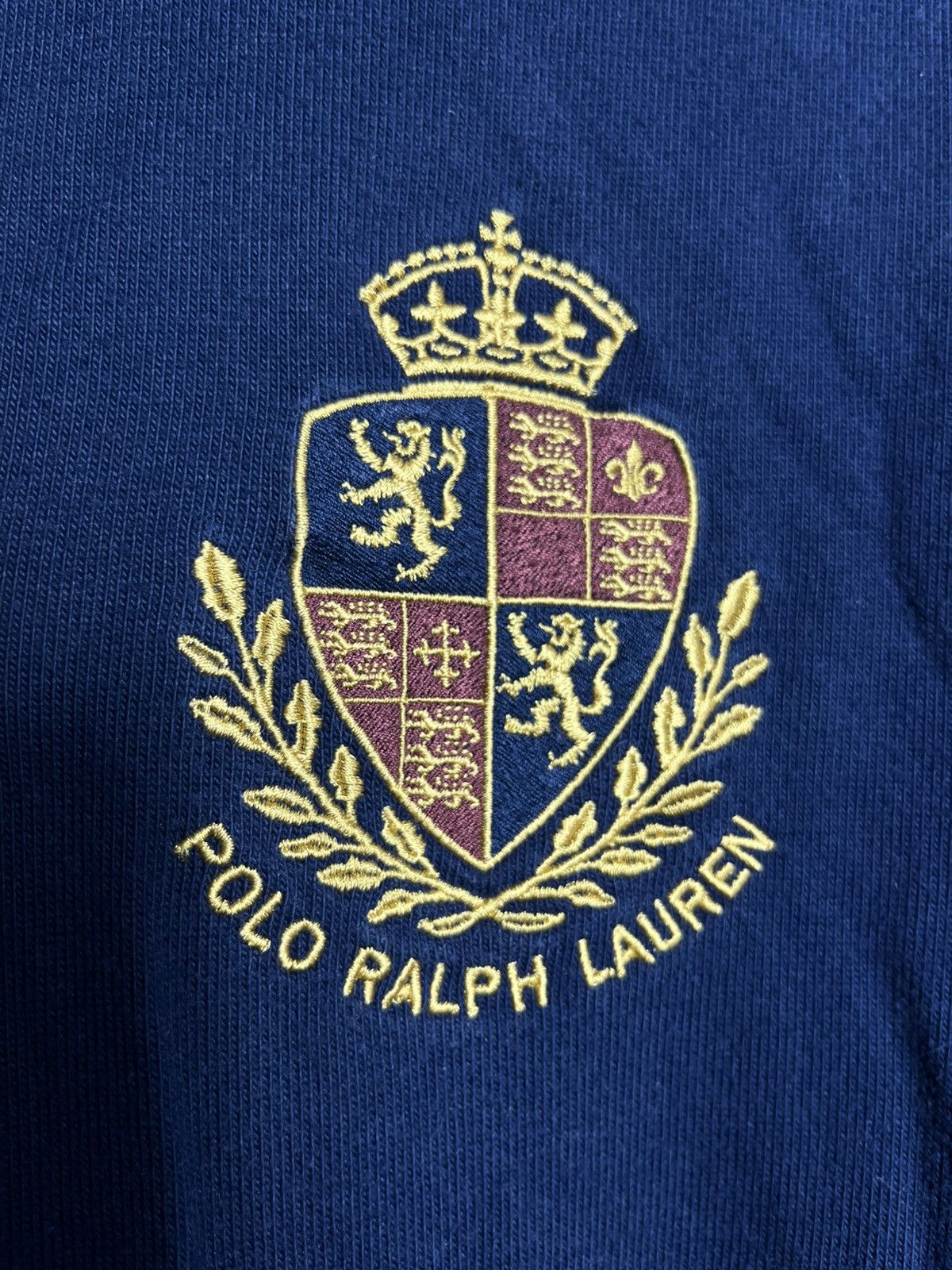 Vintage POLO RALPH LAUREN POLO / RUGBY VINTAGE STYLE HOODIE PULLOVER Size US L / EU 52-54 / 3 - 6 Thumbnail