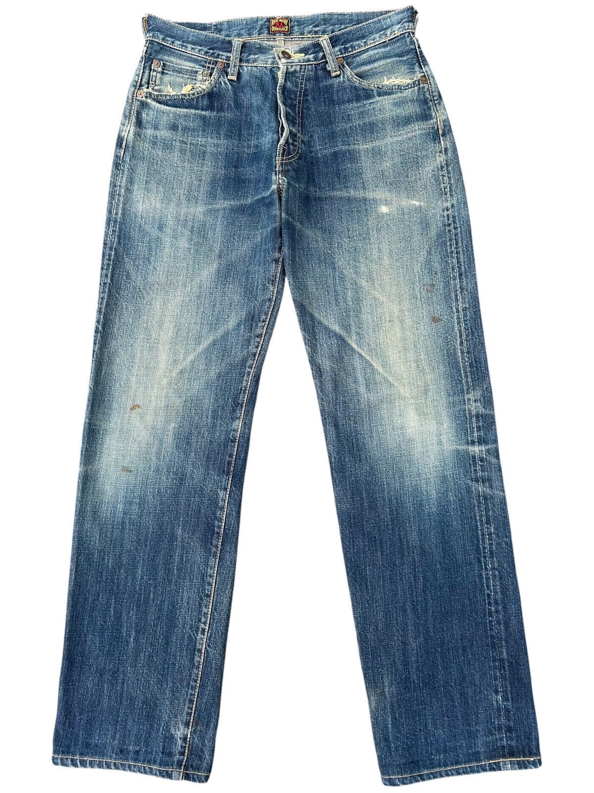 Kapital Vintage Real McCoy Selvedge Distressed Denim Jeans Size US 31 - 1 Thumbnail