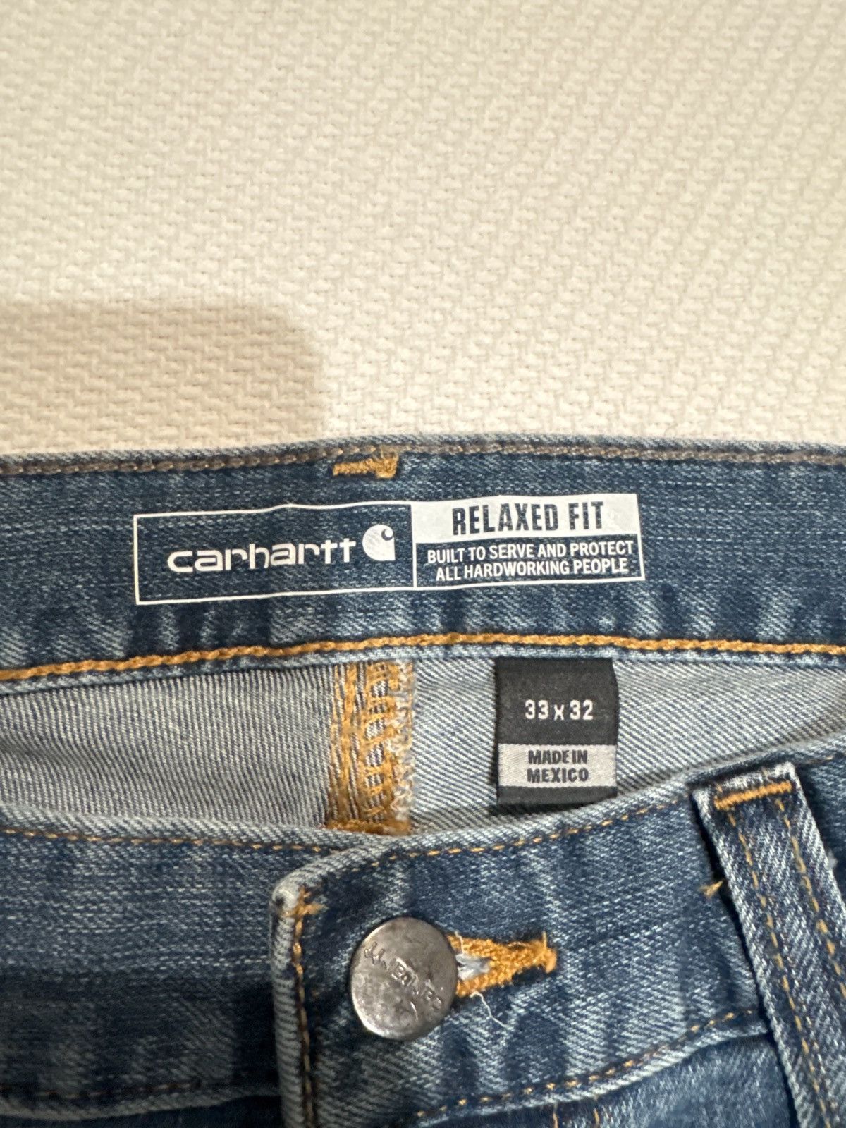 Carhartt Carhartt Relaxed Fit Jeans W33 L32 Size US 33 - 2 Thumbnail