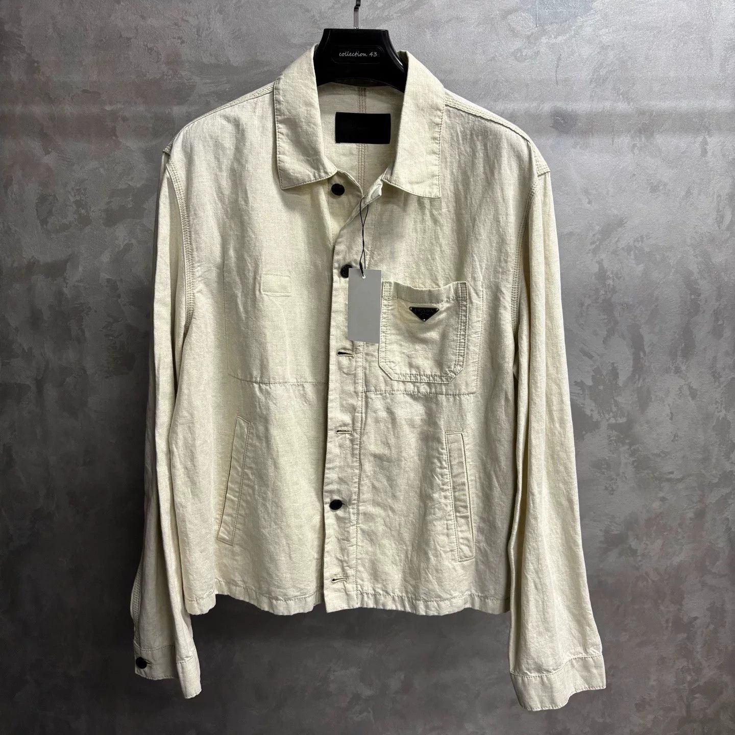 Prada Prada Retro White Light Jacket xxl Men Size US XXL / EU 58 / 5 - 1 Thumbnail
