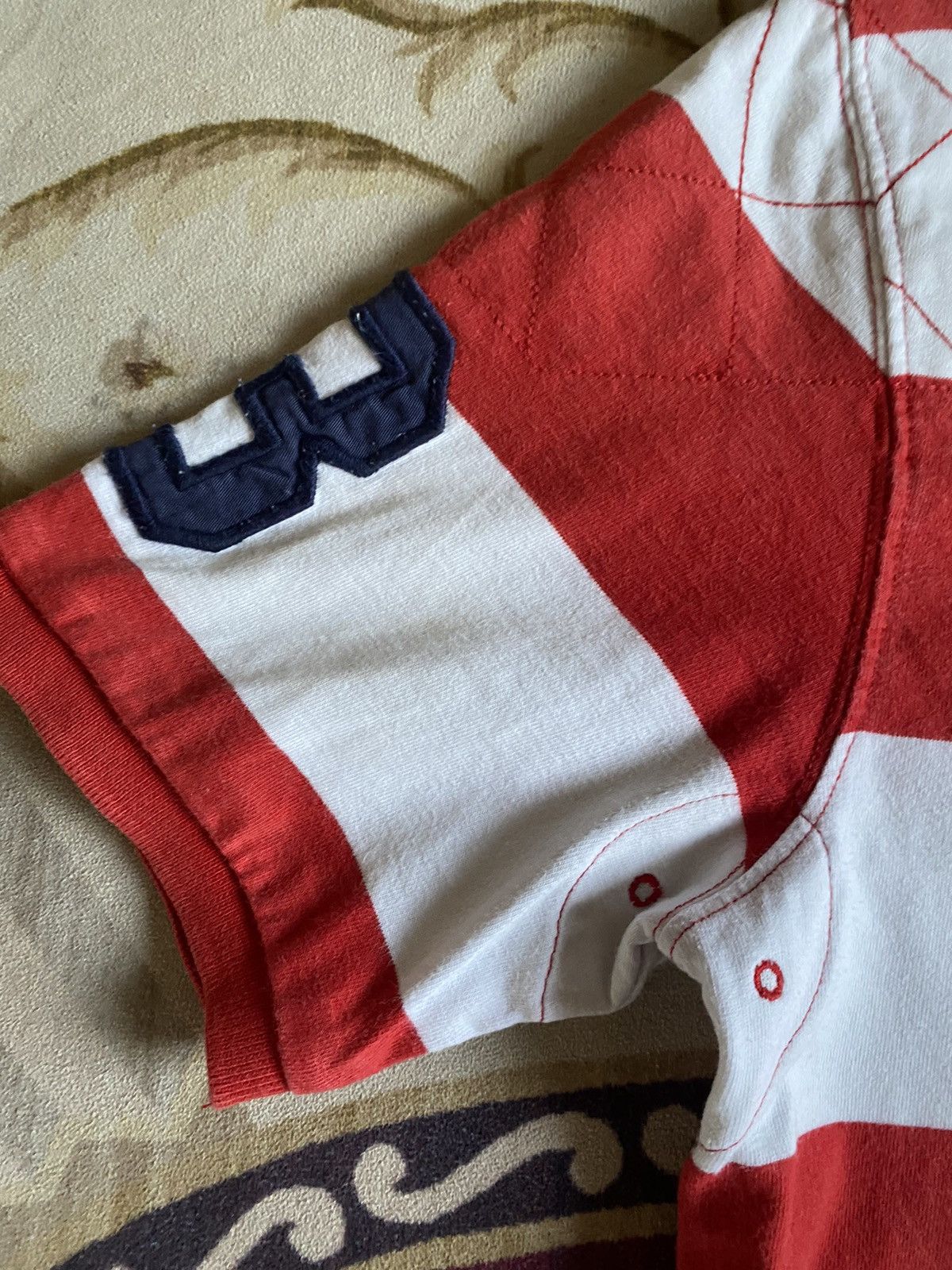 Polo Ralph Lauren 🔥🔥Vintage Polo Ralph Lauren Striped Polo Tee Size US M / EU 48-50 / 2 - 4 Thumbnail