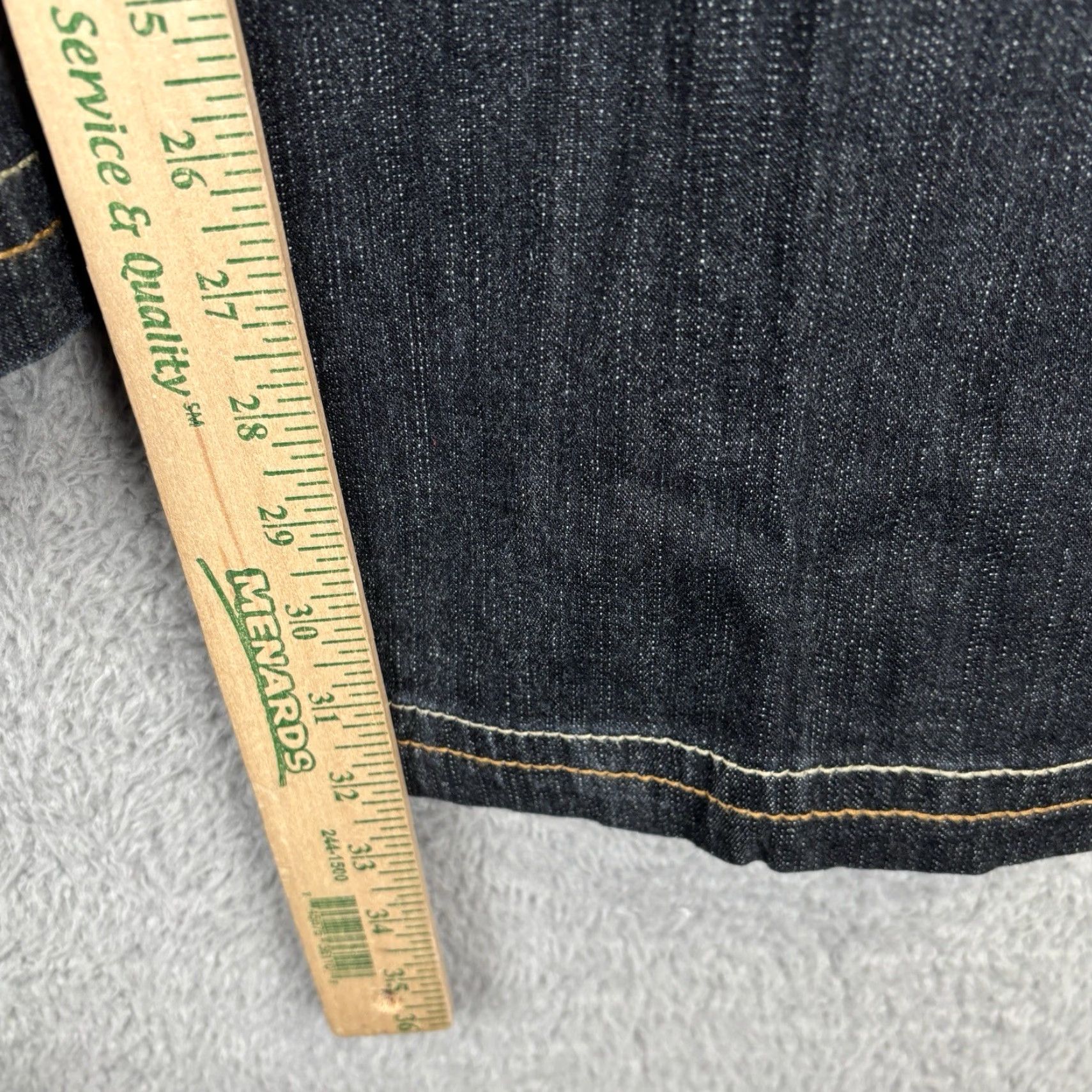 Rocawear Rocawear Jeans Women's 16 Regular Wide-Leg 90s Hip Hop Grunge Denim Black 32in Inseam Baggy Y2K City Cars Retro 5-Pocket Size 25" / US 0 / IT 36 - 6 Thumbnail