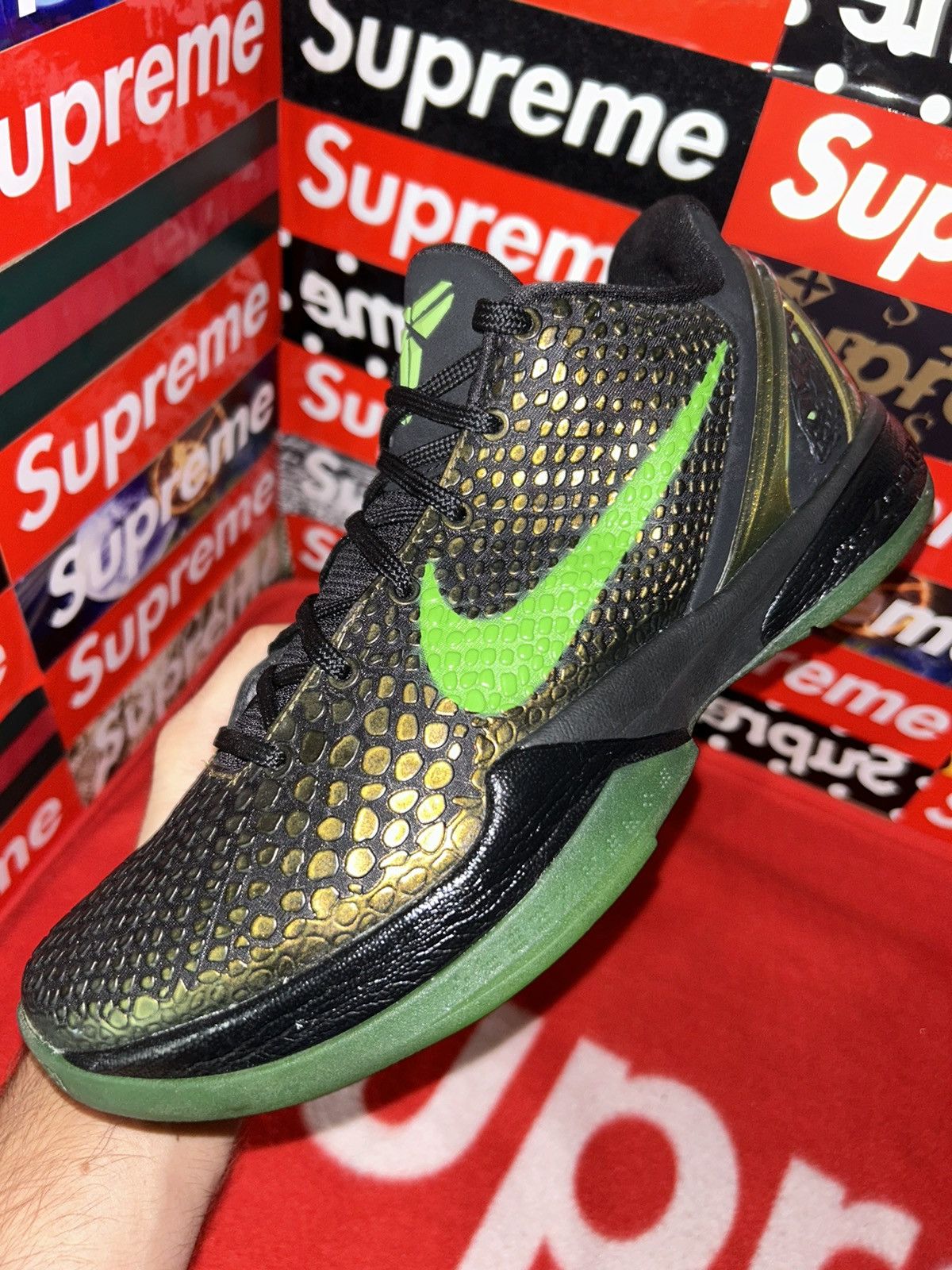 Nike Nike Kobe 6 Supreme Rice 446442-301 size 7.5 Size US 7.5 / EU 40-41 - 7 Thumbnail
