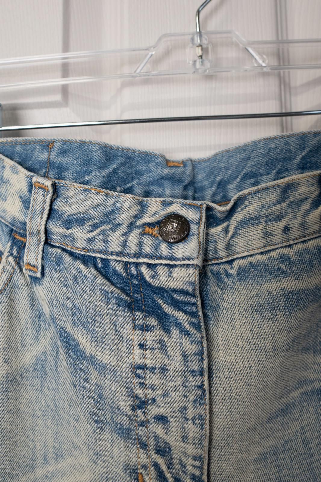 Fendi 90's Fendi Jeans Stone Washed Distress Flared Jeans (46) Size 32" / US 10 / IT 46 - 4 Thumbnail