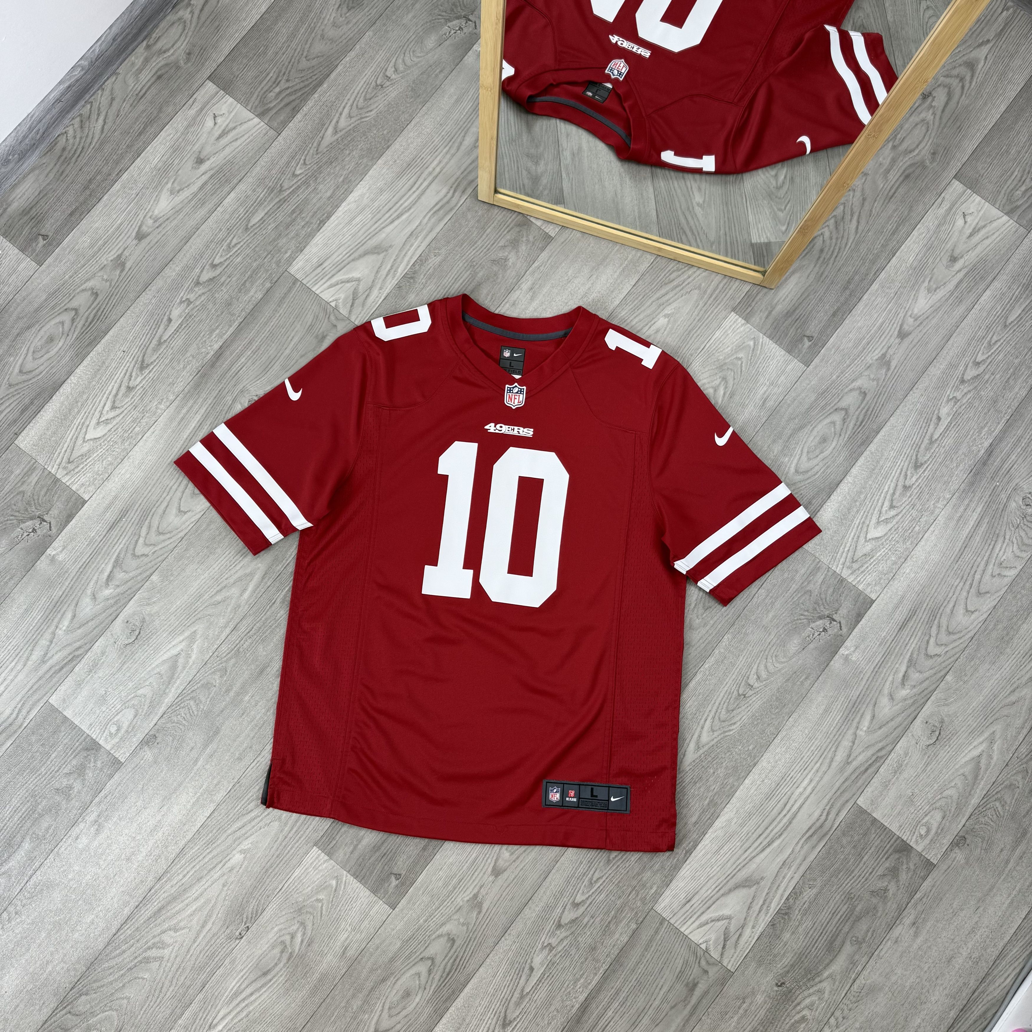 Nike Nike 49ers Garoppolo 10 NFL Red Jersey Shirt L Size US L / EU 52-54 / 3 - 1 Thumbnail