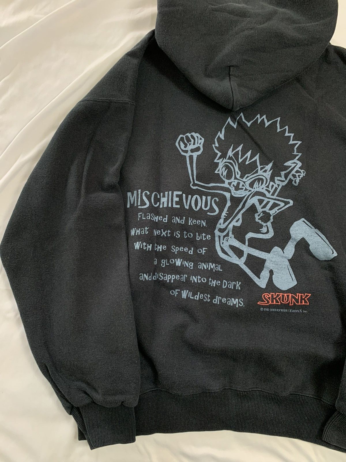 Japanese Brand Vintage mischevous skunk hoodie Size US L / EU 52-54 / 3 - 8 Thumbnail