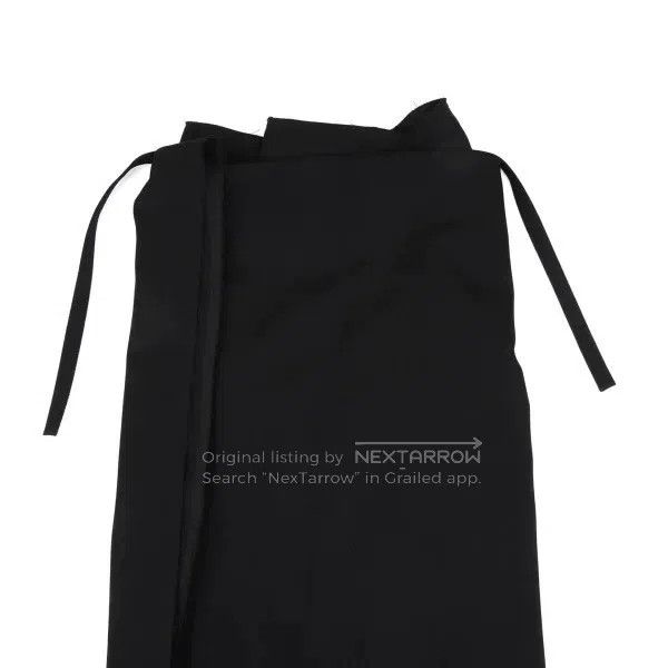 Comme des Garcons Comme Des Garcons size S Black vintage tie half skirt Size 23" - 4 Thumbnail