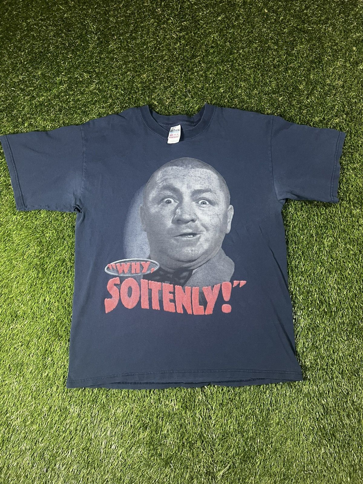 Vintage Vintage 90’s Three Stooges Curly Character Promo Movie Tee Size US L / EU 52-54 / 3 - 1 Thumbnail