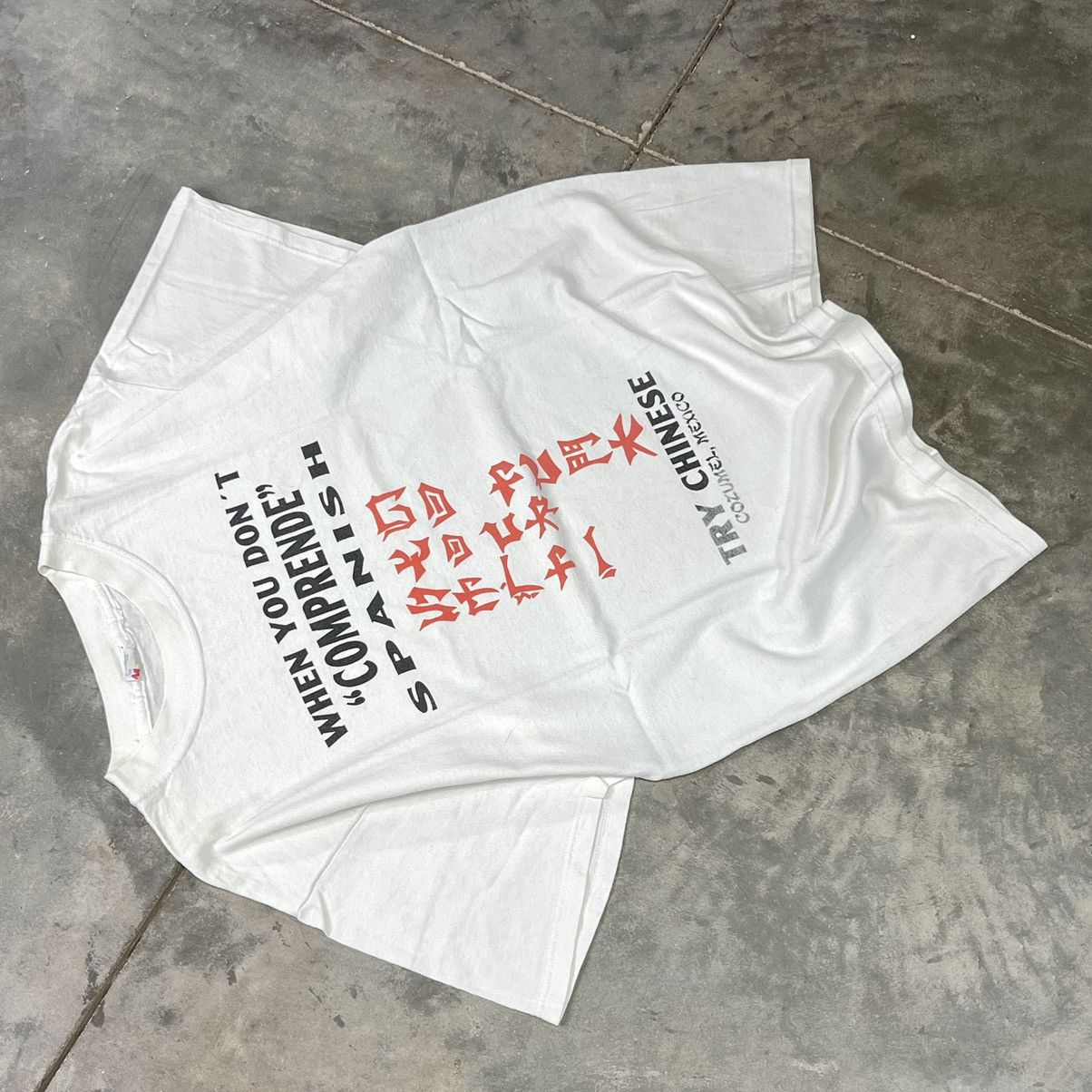 Vintage Vintage Go Fuck Yourself T Shirt 90s Chinese Offensive Funny Size US M / EU 48-50 / 2 - 2 Thumbnail