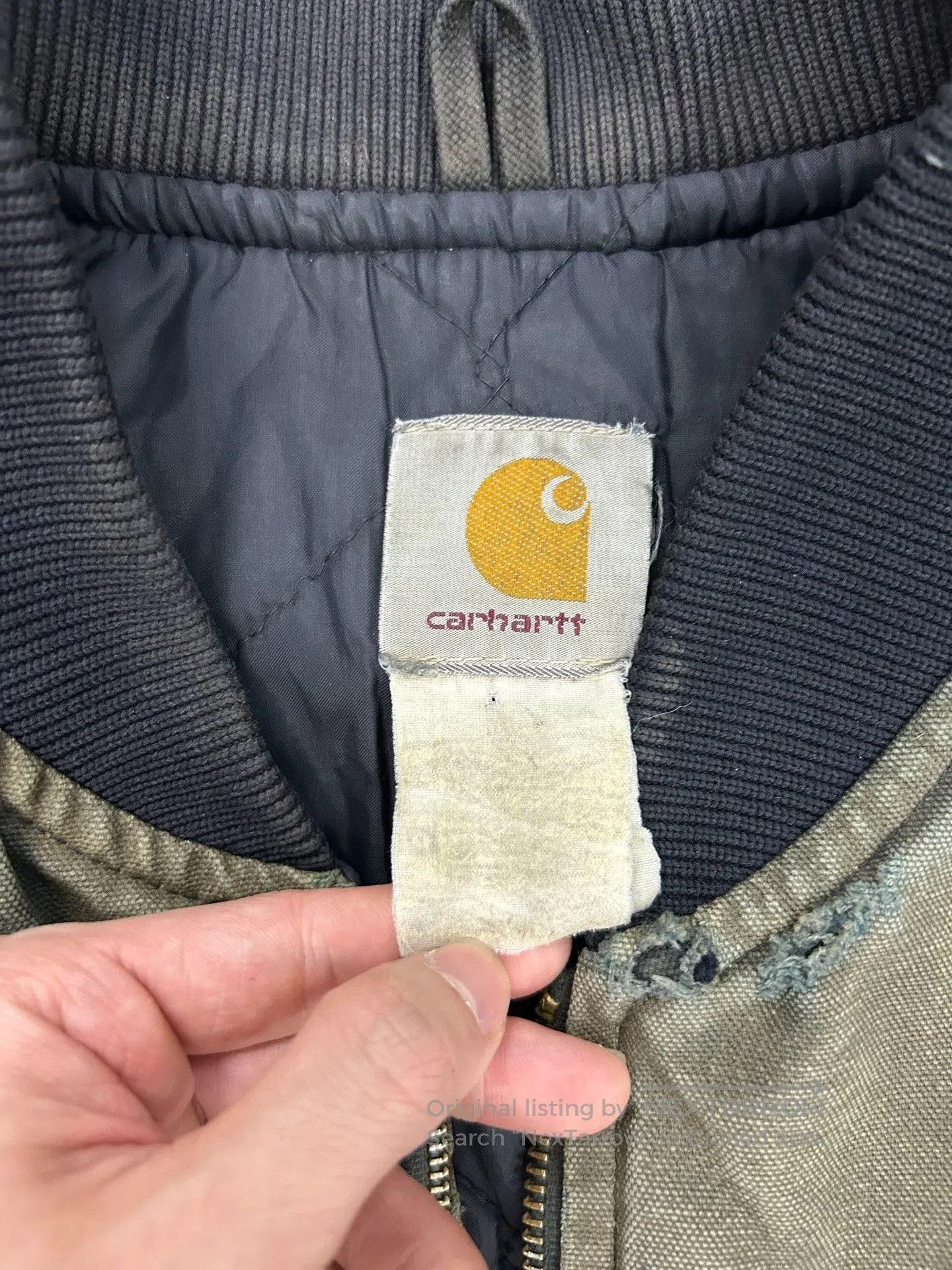 Vintage Vintage Carhartt V02 Trashed Faded Vest. Size US M / EU 48-50 / 2 - 2 Thumbnail