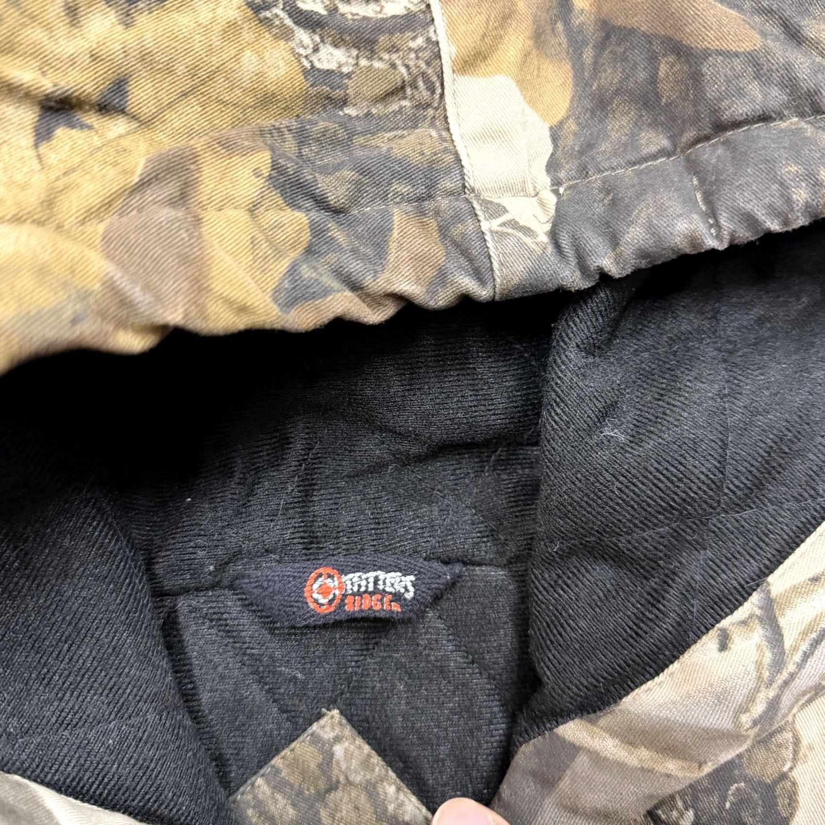 Vintage Outfitters Ridge Jacket Mens Large Brown Camo Hooded Puffer Hunting Outdoor Size US L / EU 52-54 / 3 - 4 Thumbnail