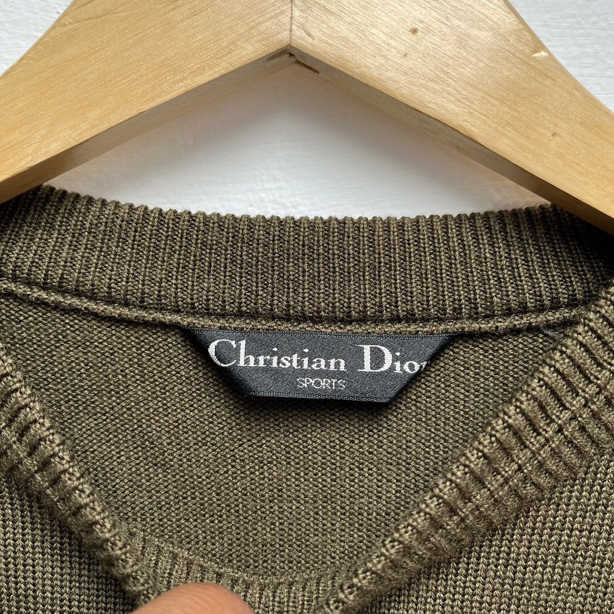 Christian Dior Monsieur × Vintage Rare Christian Dior Sports Knitwear Big Logo Size US M / EU 48-50 / 2 - 5 Thumbnail