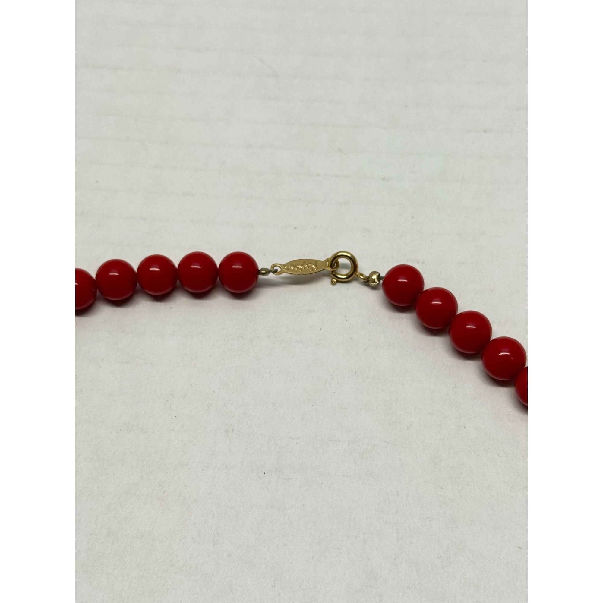 Vintage Vintage Napier red beaded necklace Size ONE SIZE - 4 Thumbnail