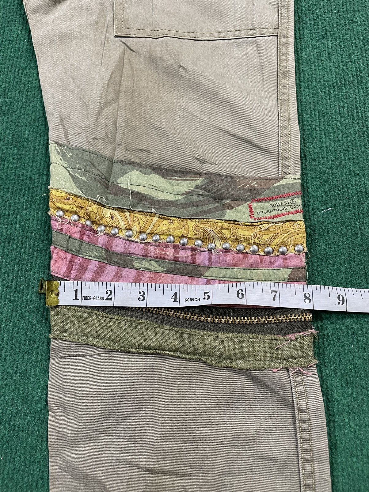 If Six Was Nine × Japanese Brand Go West Brushstroke Camo Japanese Military Outdoor Pants Size US 31 - 17 Thumbnail