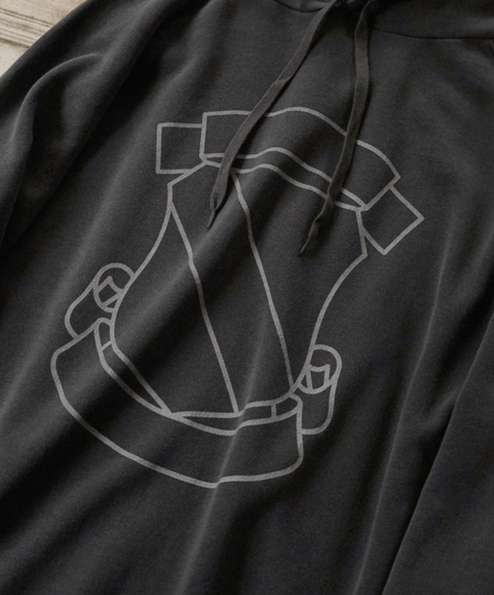 Number (N)ine number nine EMBLEM PIGMENT HOODIE | Grailed