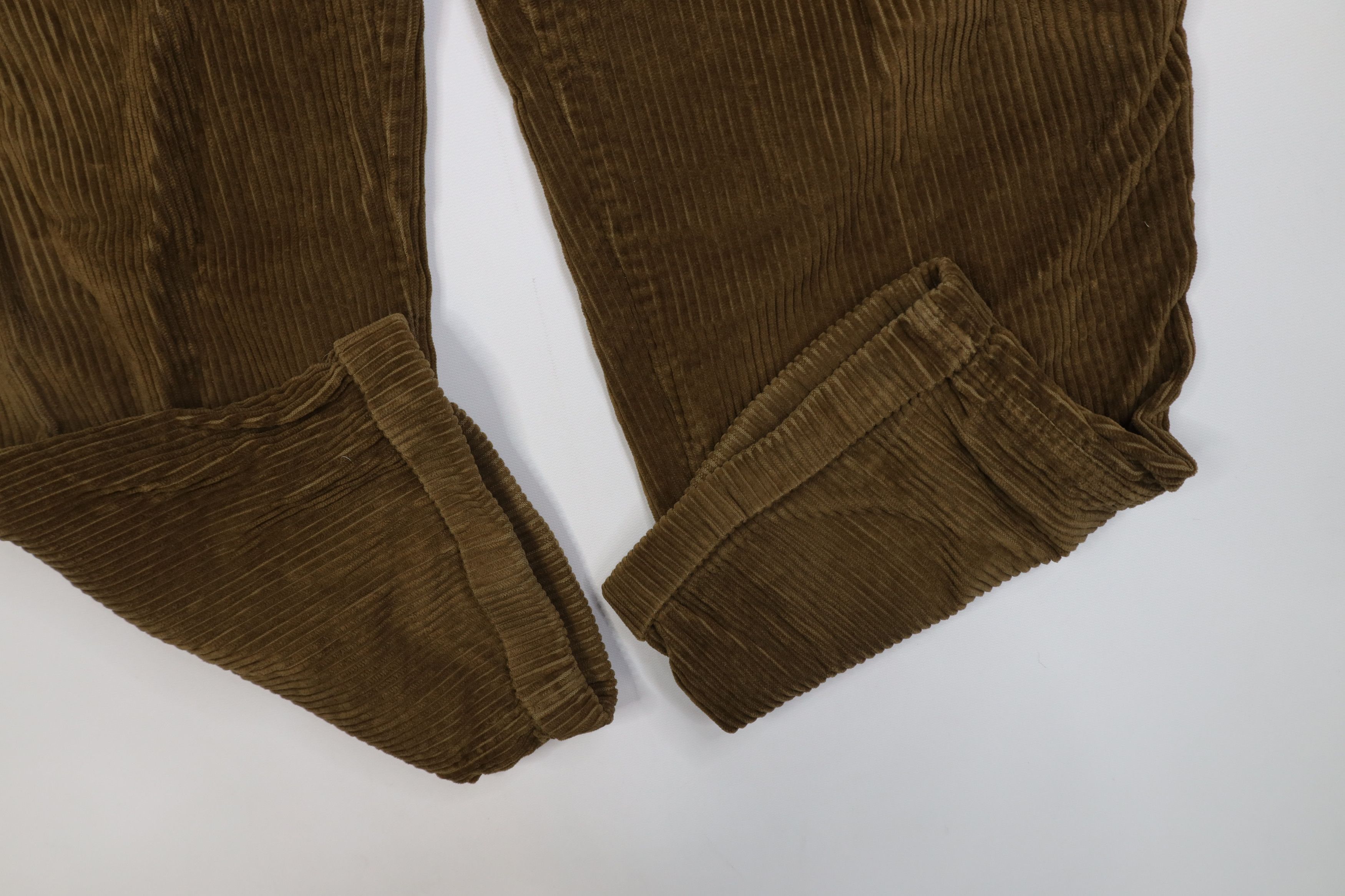 Vintage Vintage 90s Streetwear Baggy Wide Leg Corduroy Pants Brown Size US 38 / EU 54 - 5 Thumbnail