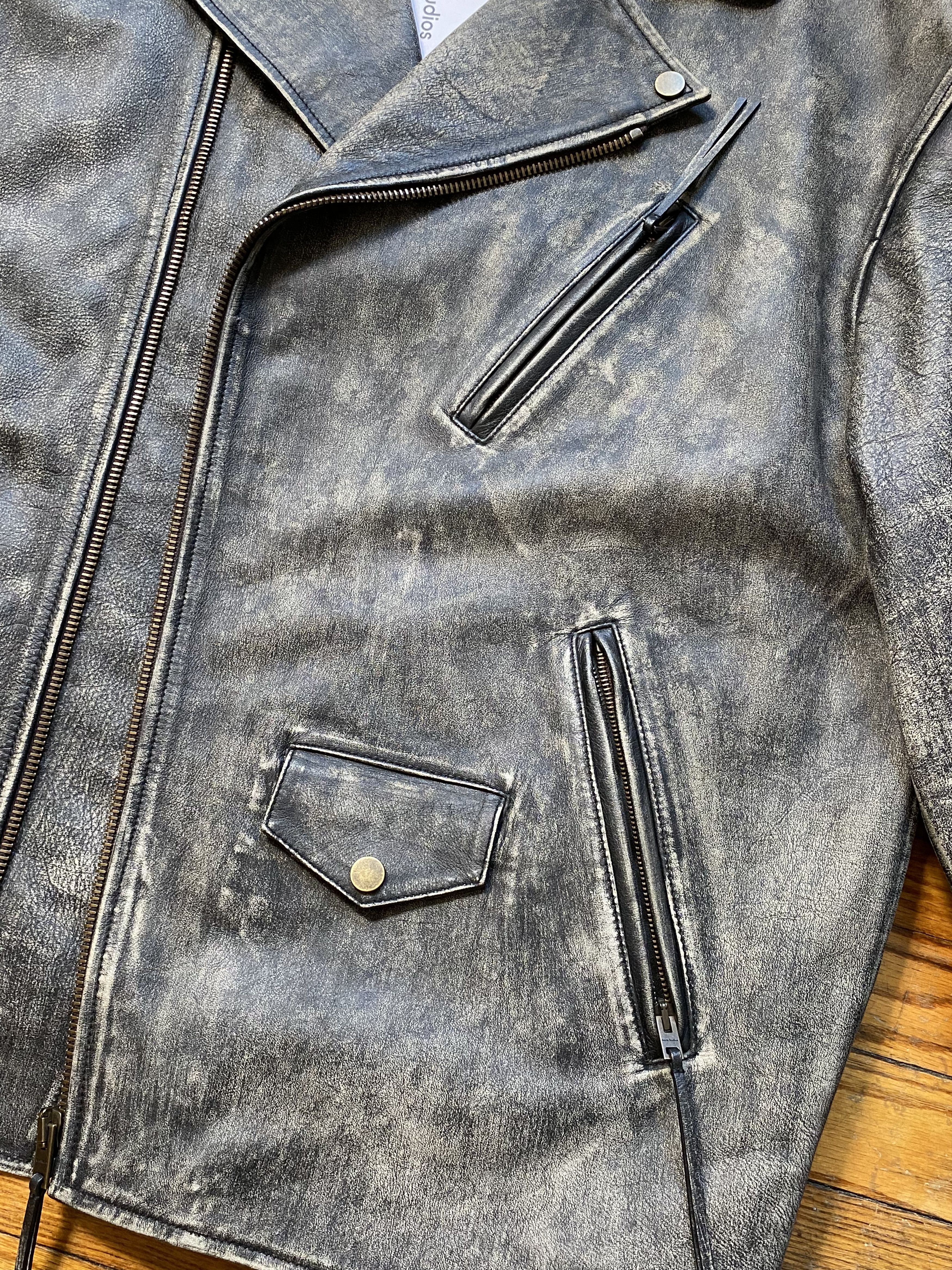 Acne Studios Acne Studios Motorcycle Leather Jacket Size 46 Size US S / EU 44-46 / 1 - 3 Thumbnail