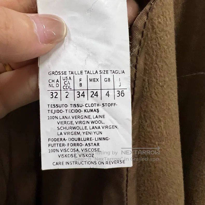 Max Mara Max Mara Beige Single-breasted Coat Size S / US 4 / IT 40 - 4 Thumbnail