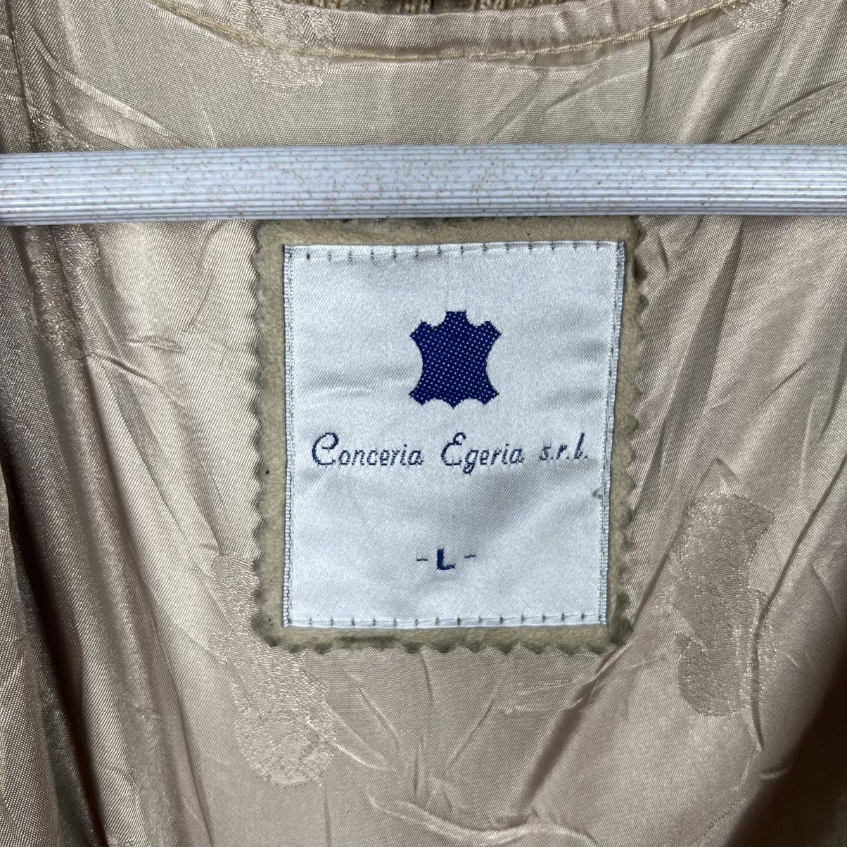 Japanese Brand 🔥 CONCERIA EGERIA LEATHER JACKET Size US L / EU 52-54 / 3 - 13 Thumbnail