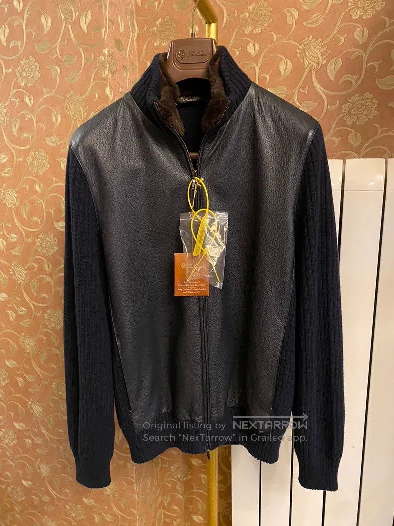 Loro Piana Loro Piana Small cashmere sweater Leather jacket Size US M / EU 48-50 / 2 - 1 Thumbnail