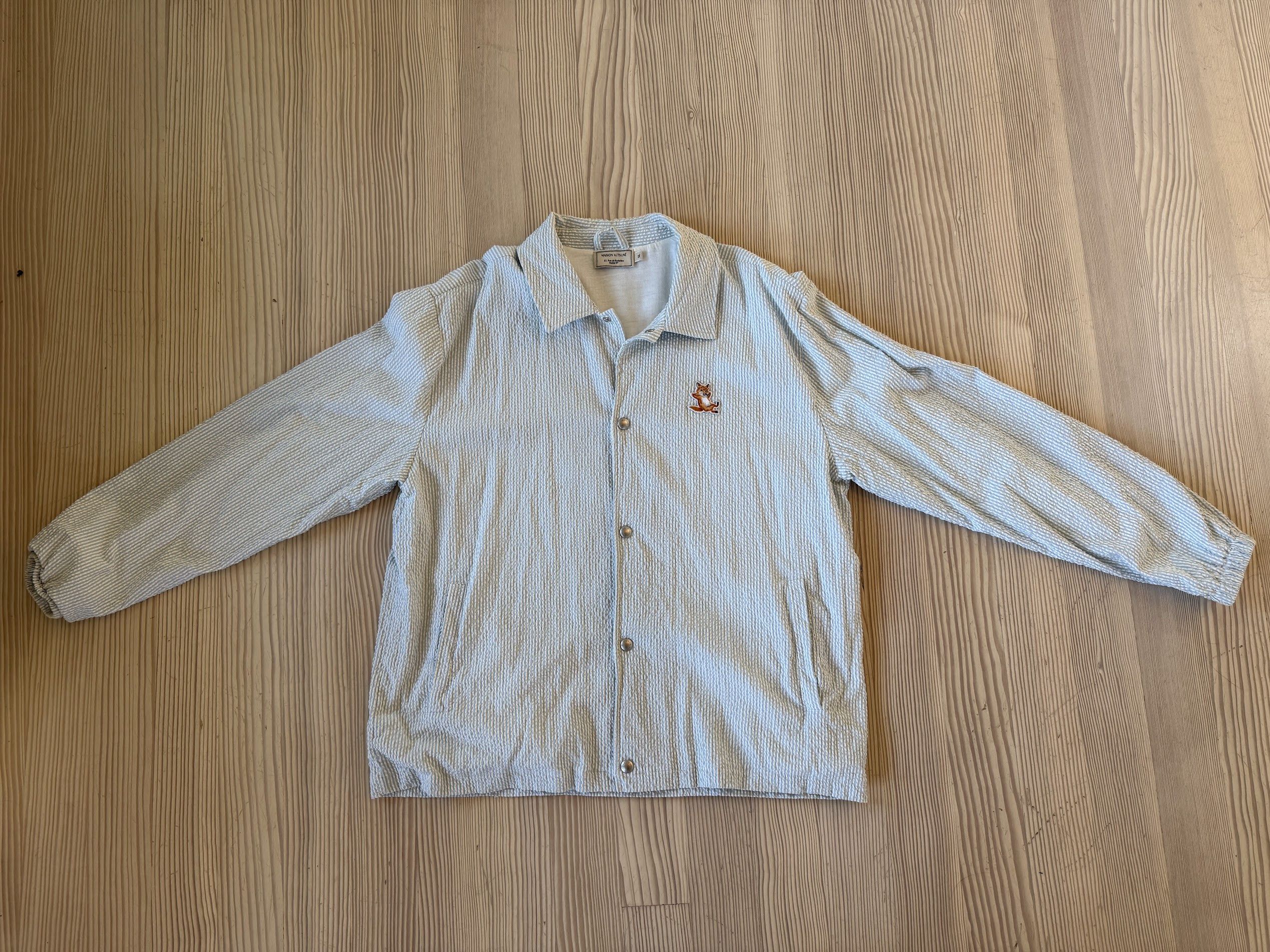 Maison Kitsune BERTIL WINDBREAKER Size US XL / EU 56 / 4 - 1 Thumbnail