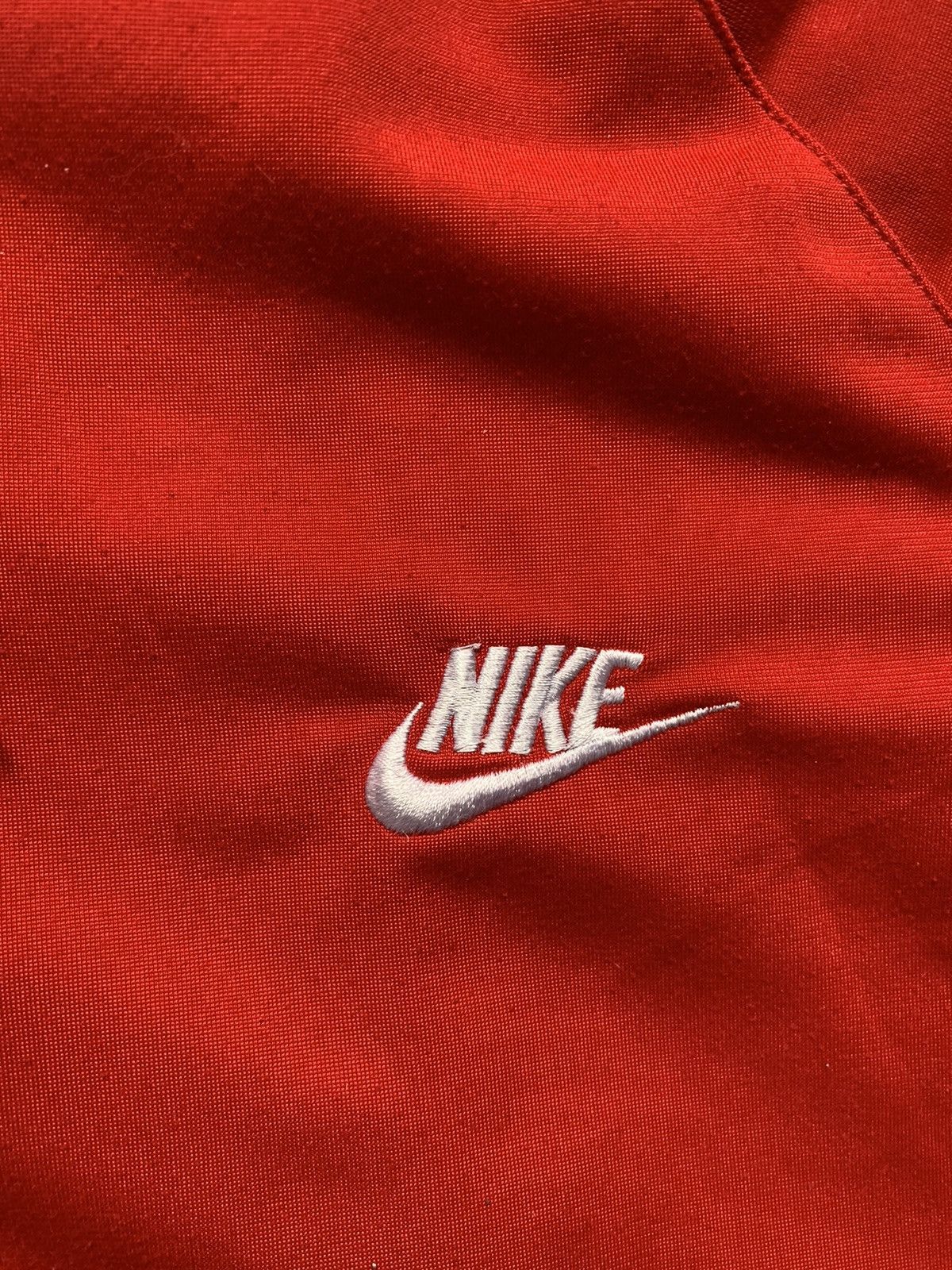 Nike Vintage Nike Baggy Zip Hoodie Spell Out Swoosh Y2K USA Drill Size US L / EU 52-54 / 3 - 5 Thumbnail