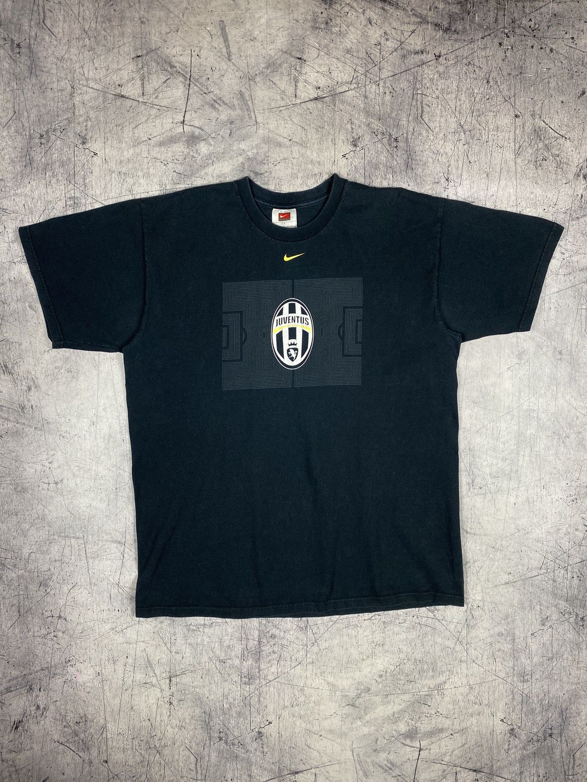 Nike × Vintage Vintage 90s Nike Juventus FC Tee blockcore drill y2k 00s Size US L / EU 52-54 / 3 - 2 Thumbnail