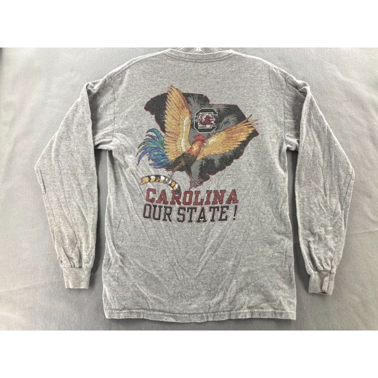Guy Harvey South Carolina Gamecocks Shirt Mens Medium Gray Guy Harvey Cotton Size US M / EU 48-50 / 2 - 6 Thumbnail