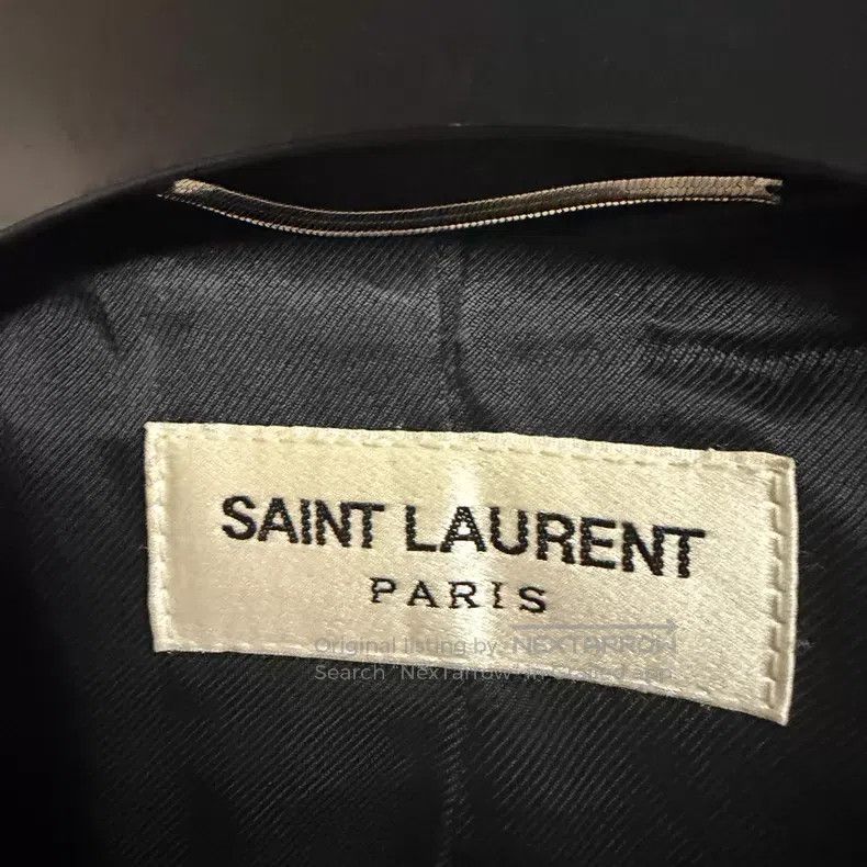 Saint Laurent Paris Saint Laurent Paris Double-Breasted Wool Navy Blazer i Size US S / EU 44-46 / 1 - 2 Thumbnail