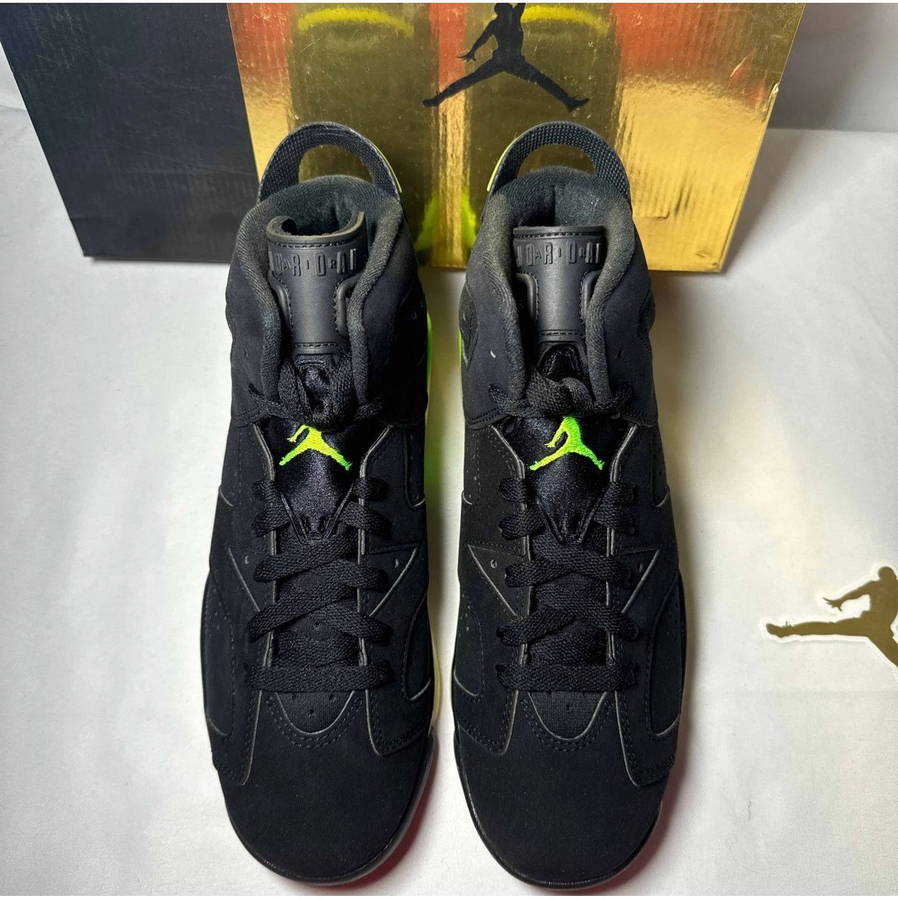 Jordan Brand × Nike Size 7 Nike Air Jordan 6 Retro GS Electric Green Men's Shoes Size US 7 / EU 40 - 4 Thumbnail