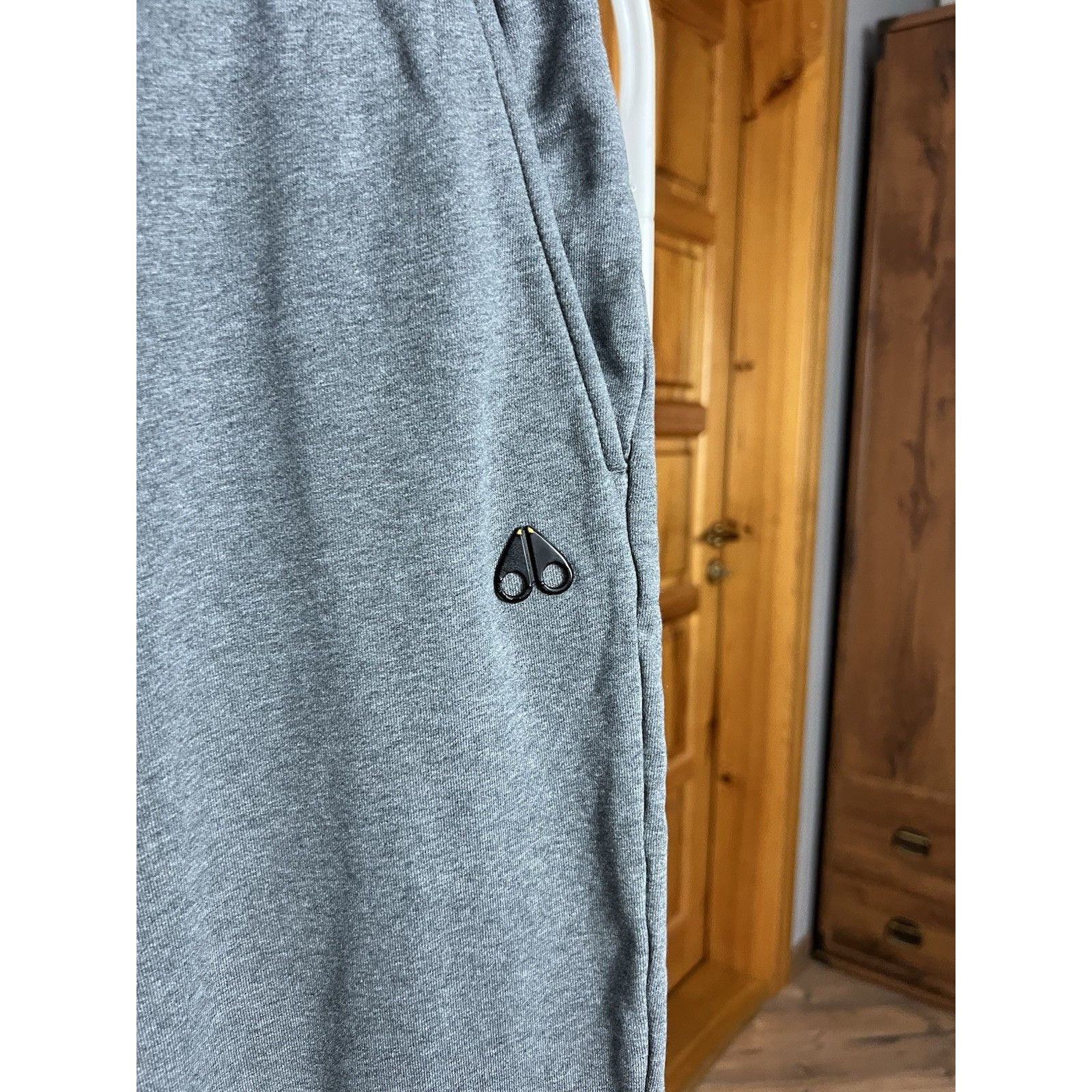 Moose Knuckles Moose Knuckles Small Logo Gray Heavy Cotton Sweatpants Size Size US 38 / EU 54 - 7 Thumbnail