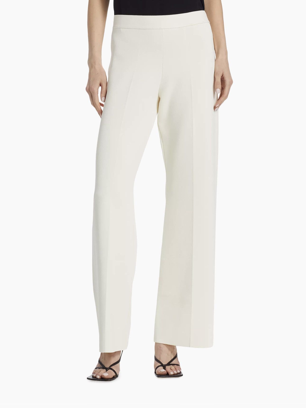 Jil Sander Jil Sander Compact Knit Wide-Leg Pants Size 30" / US 8 / IT 44 - 2 Thumbnail