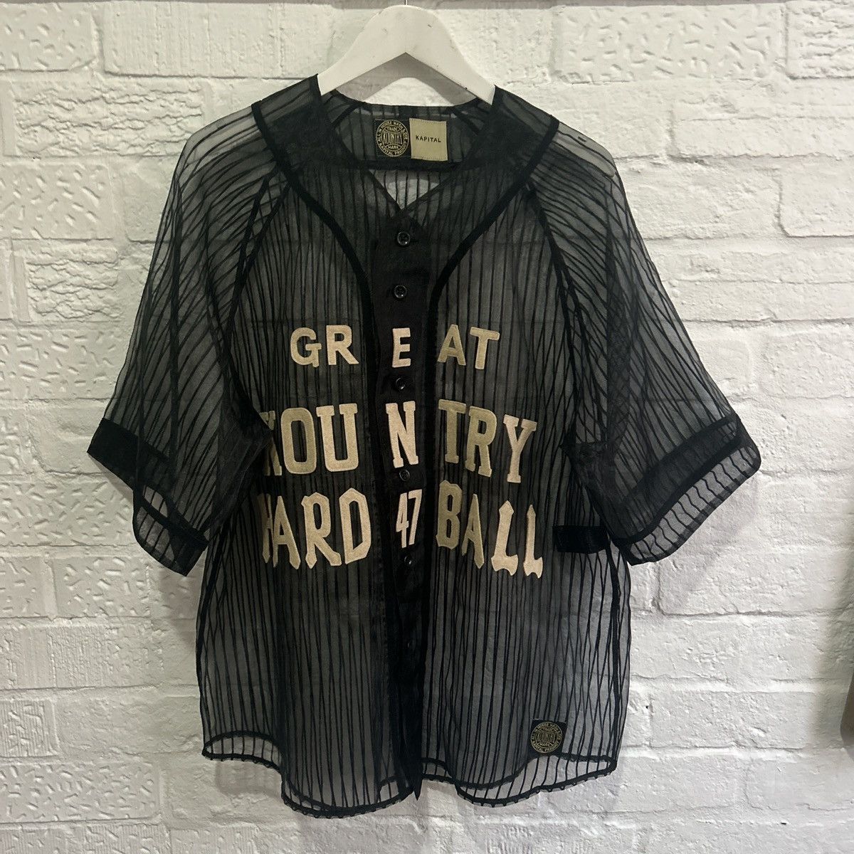 KAPITAL T-Shirt 20/- Cotton Sheeting Football T (KOUNTRY