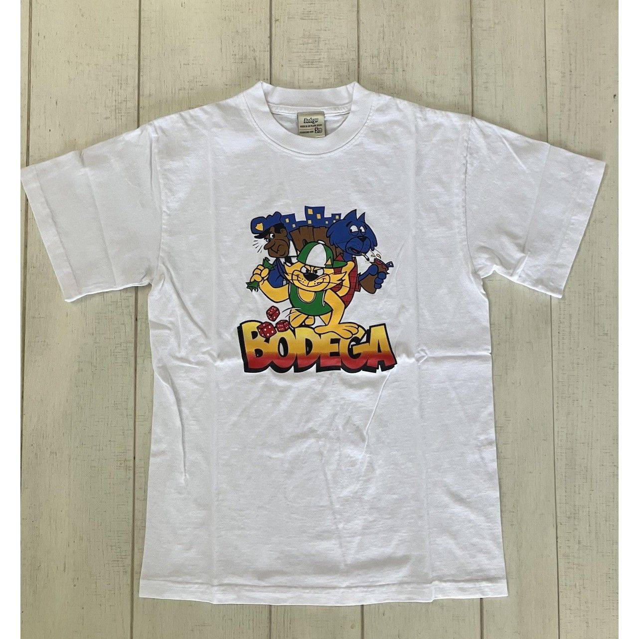 Bodega Bodega “ Cats Outside” Gradient Graphic Tee Shirt Small NIB Size US S / EU 44-46 / 1 - 1 Thumbnail