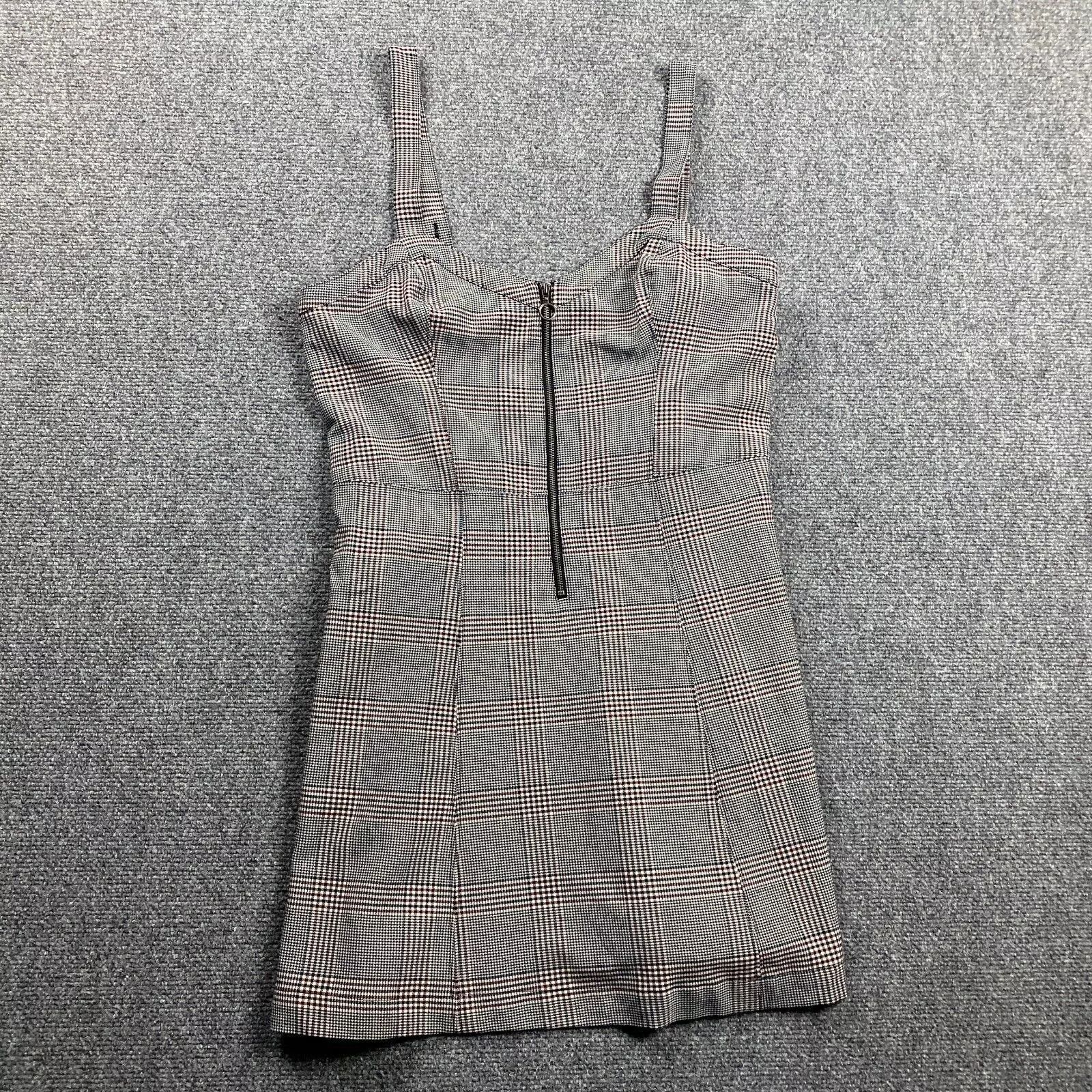 Abercrombie & Fitch Abercrombie & Fitch Dress Womens Large Midi Houndstooth Size L / US 10 / IT 46 - 1 Thumbnail