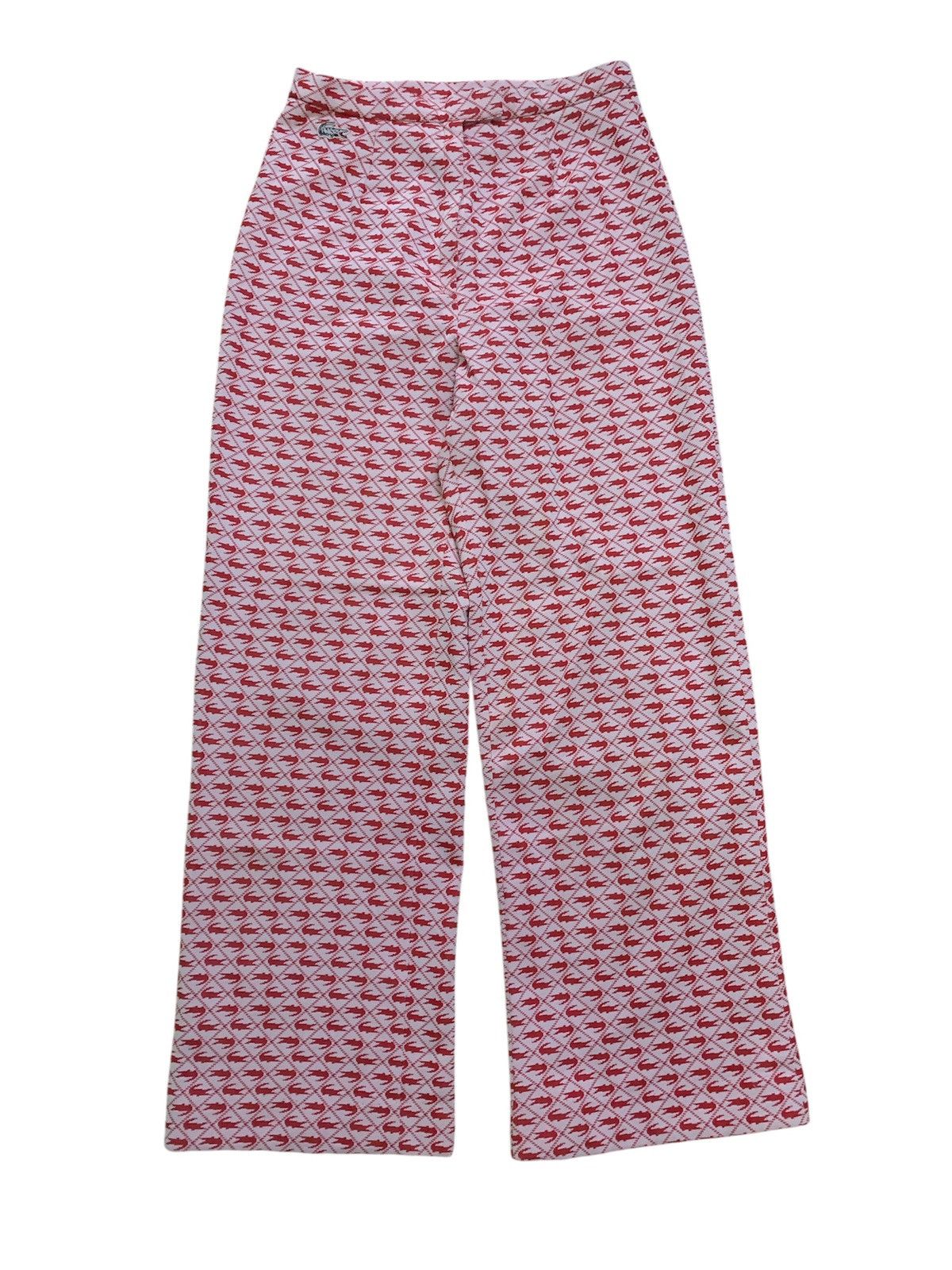 Lacoste × Vintage Vintage Flare Chemise Lacoste Ovprint Pant Size 26" / US 2 / IT 38 - 1 Thumbnail