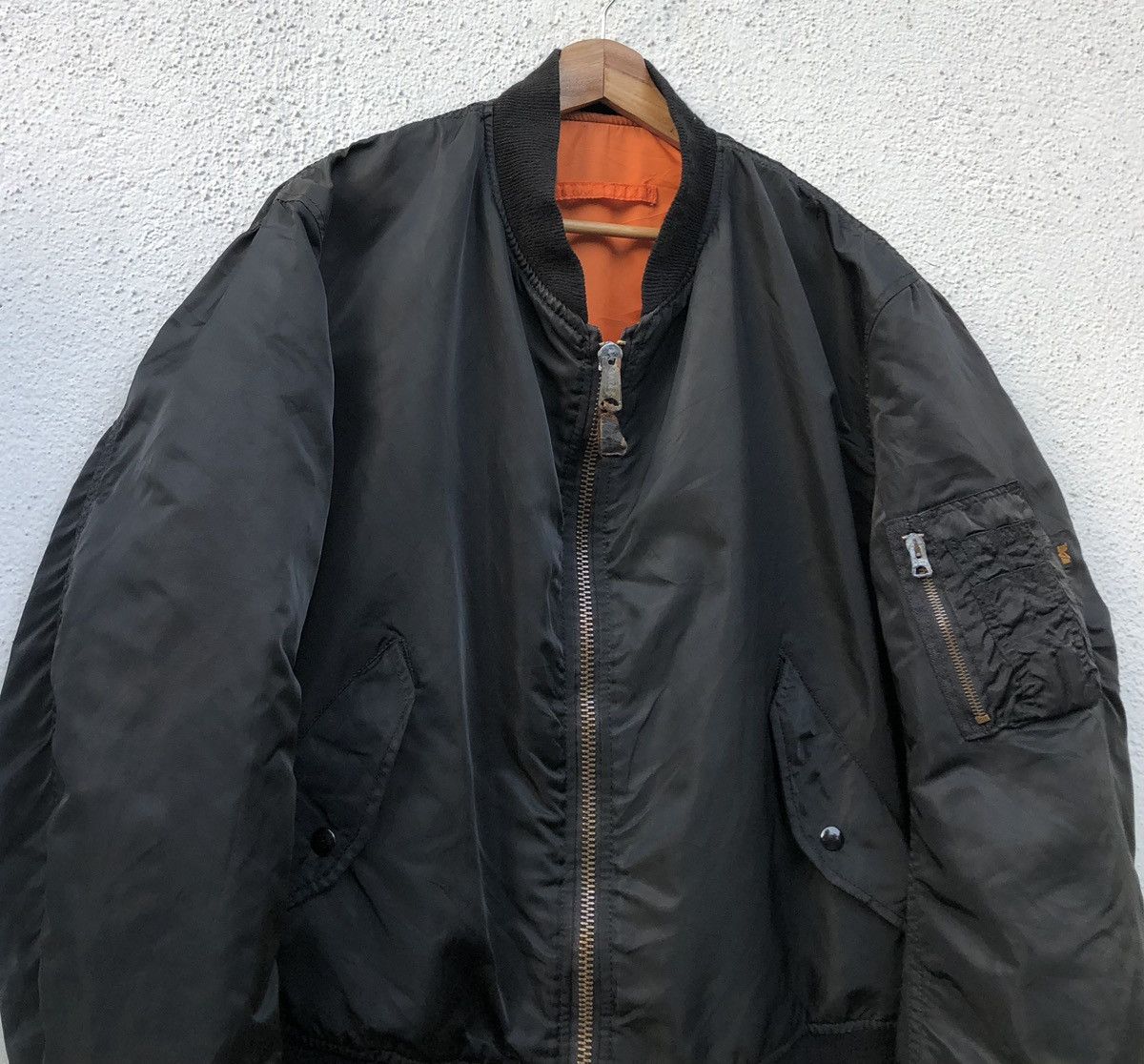 Alpha Industries VTG MA-1 (USAF) Flyer's Intermediate Bomber Jacket USA🇺🇸 Size US XL / EU 56 / 4 - 2 Thumbnail