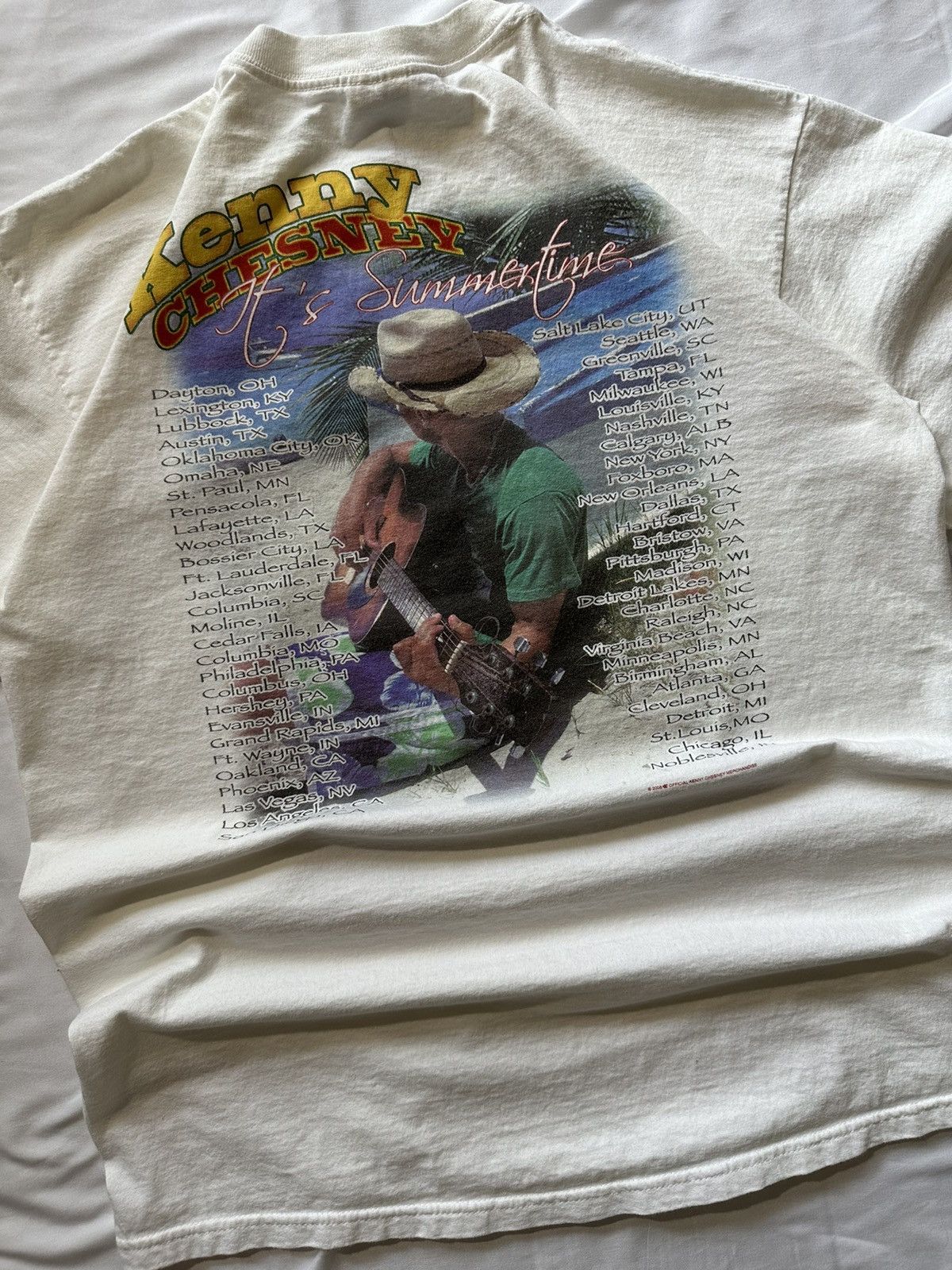 Vintage Vintage Kenny Chesney Band Tee Size US L / EU 52-54 / 3 - 5 Thumbnail