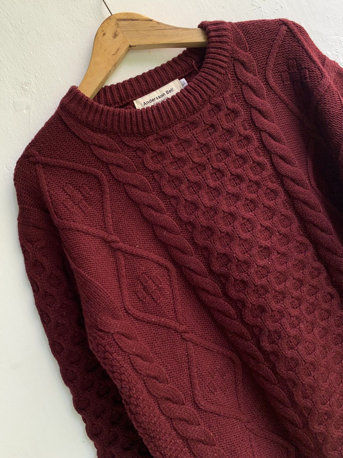 Andersson Bell Andersson Bell scandinavia 2015 F/W cable knit sweater Size US M / EU 48-50 / 2 - 2 Thumbnail
