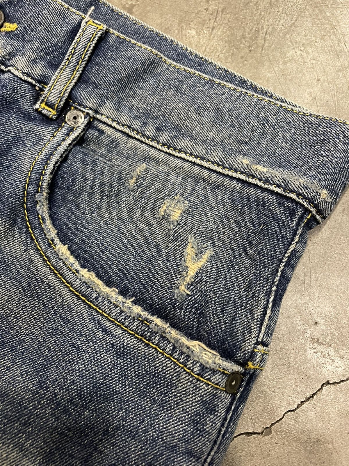 Maison Margiela Maison Margiela - Line 10 Denim Pants Size US 31 - 4 Thumbnail