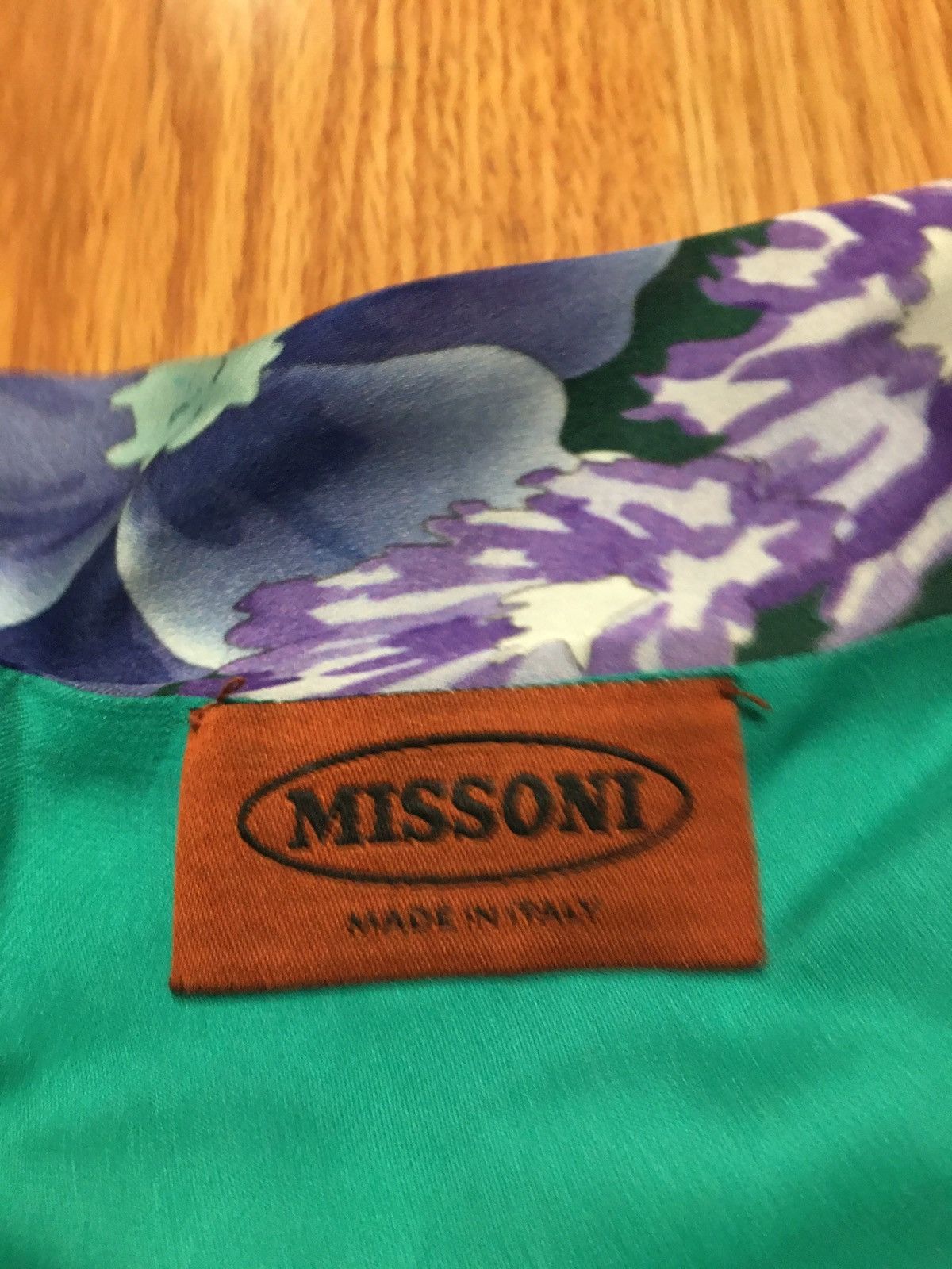 Missoni MISSONI Silk Floral Purple Italy Dress Size EU 42 Size M / US 6-8 / IT 42-44 - 9 Thumbnail