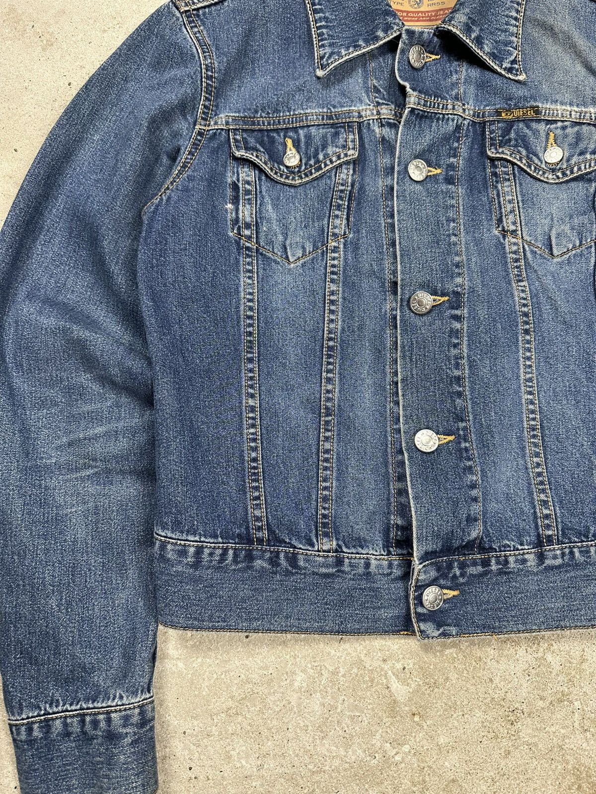 Diesel Vintage Y2K Diesel Denim Jeans Trucker Jacket Size S / US 4 / IT 40 - 5 Thumbnail