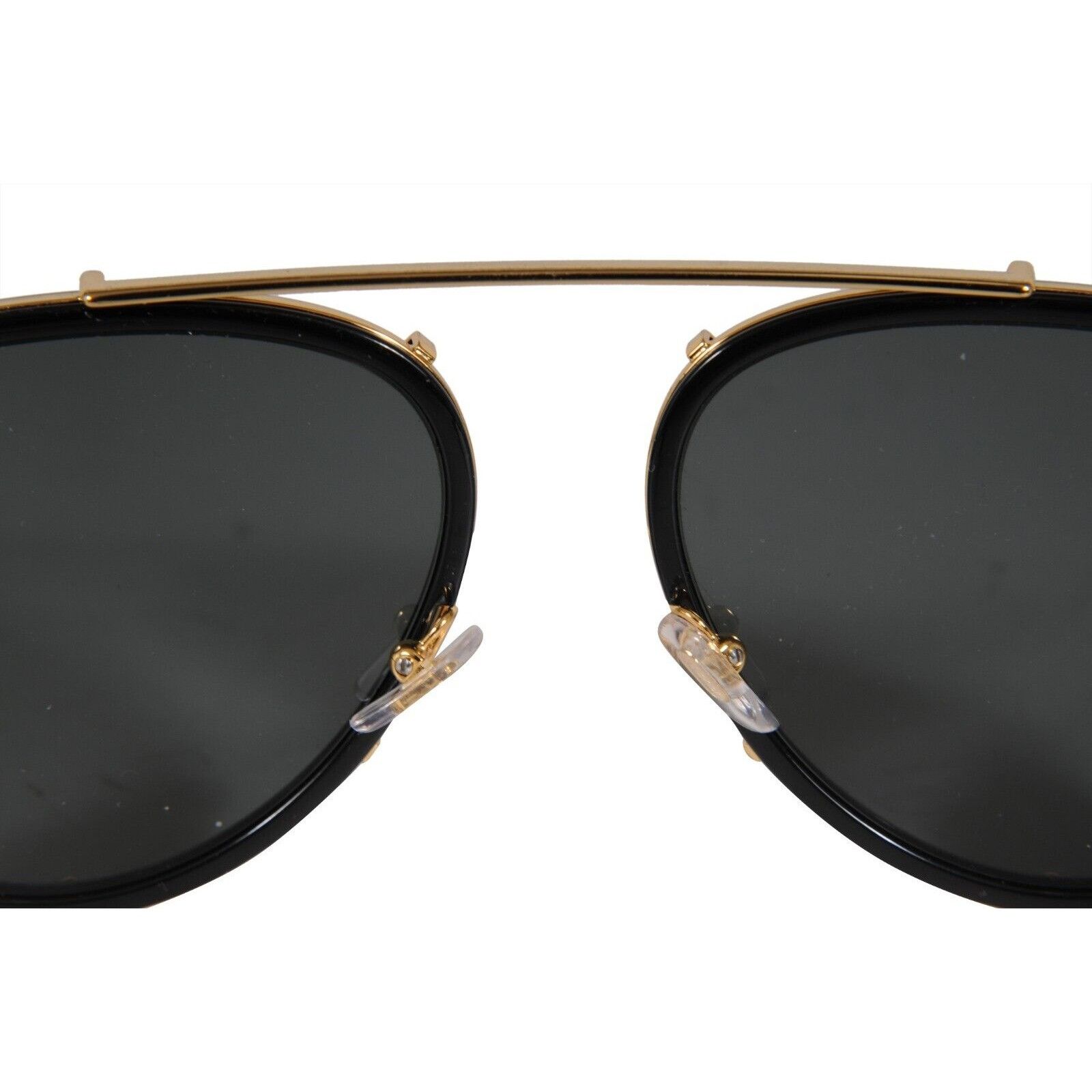 Versace Aviator Sunglasses Model 2232 Black Gold Size ONE SIZE - 12 Thumbnail