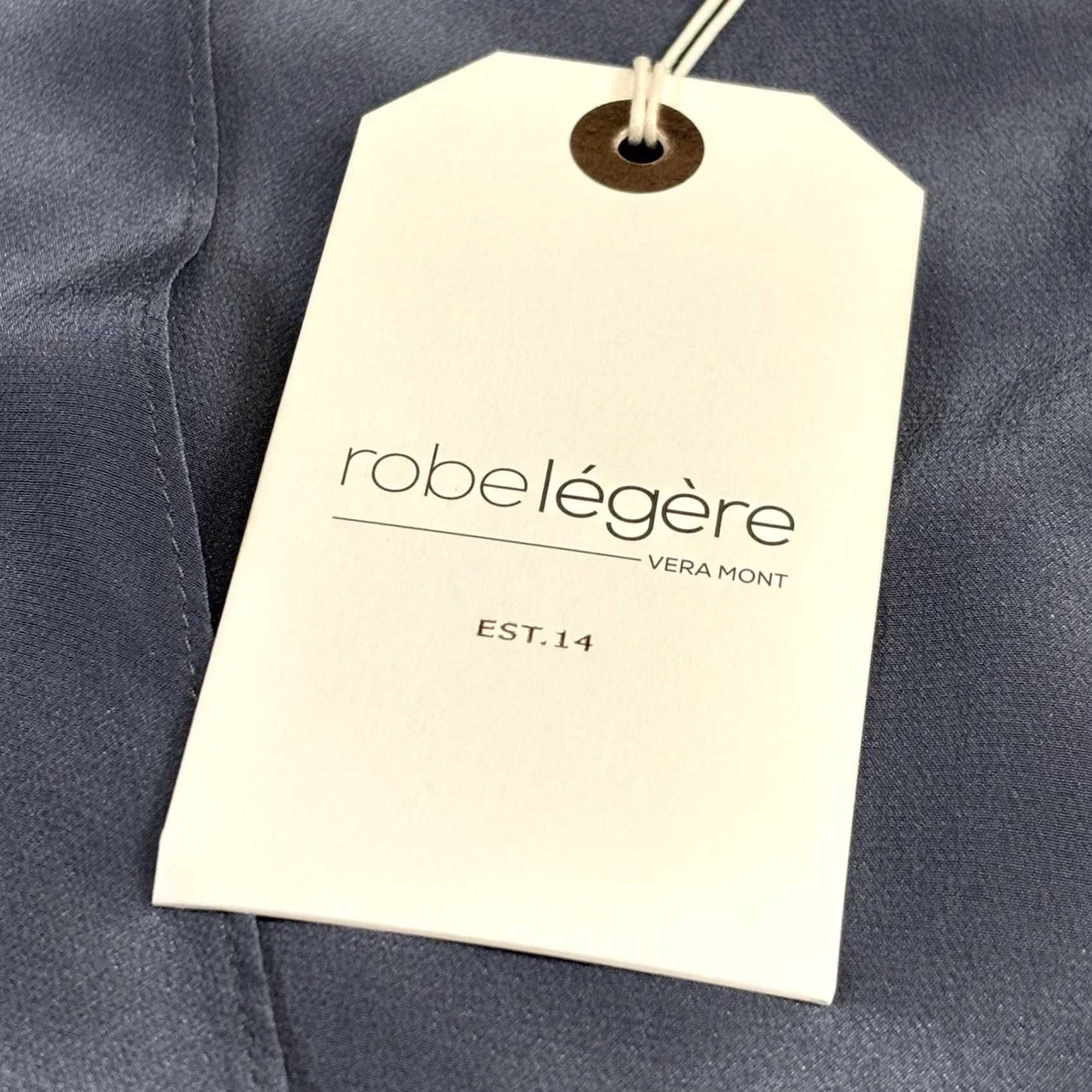 Vintage Robelegere Vera Mont 100% Silk Cardigan UK12 Open Front Lightweight Thin Size XL / US 12-14 / IT 48-50 - 7 Thumbnail