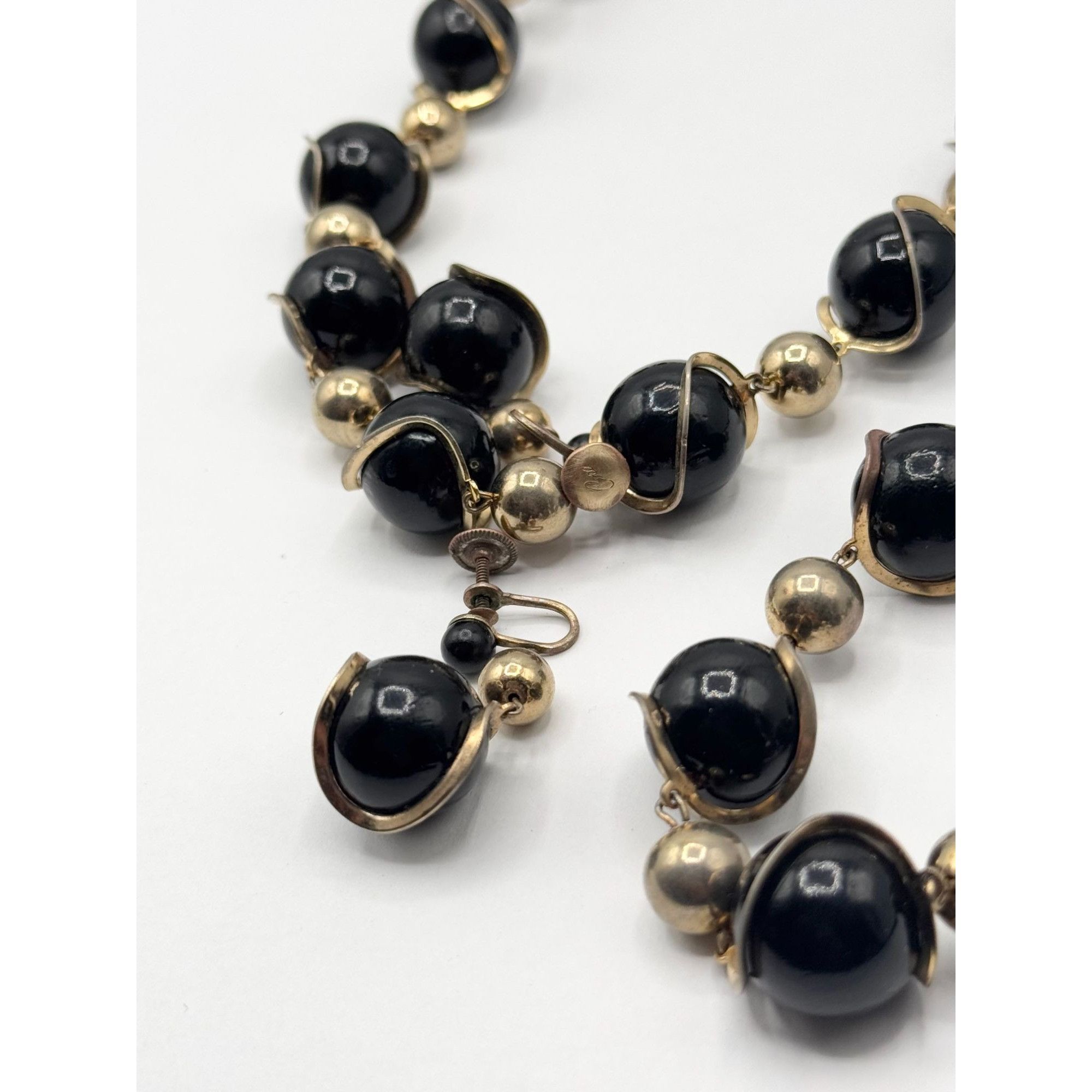 Vintage Vintage Coro MCM wrapped beads necklace bracelet & earrings Size ONE SIZE - 7 Thumbnail