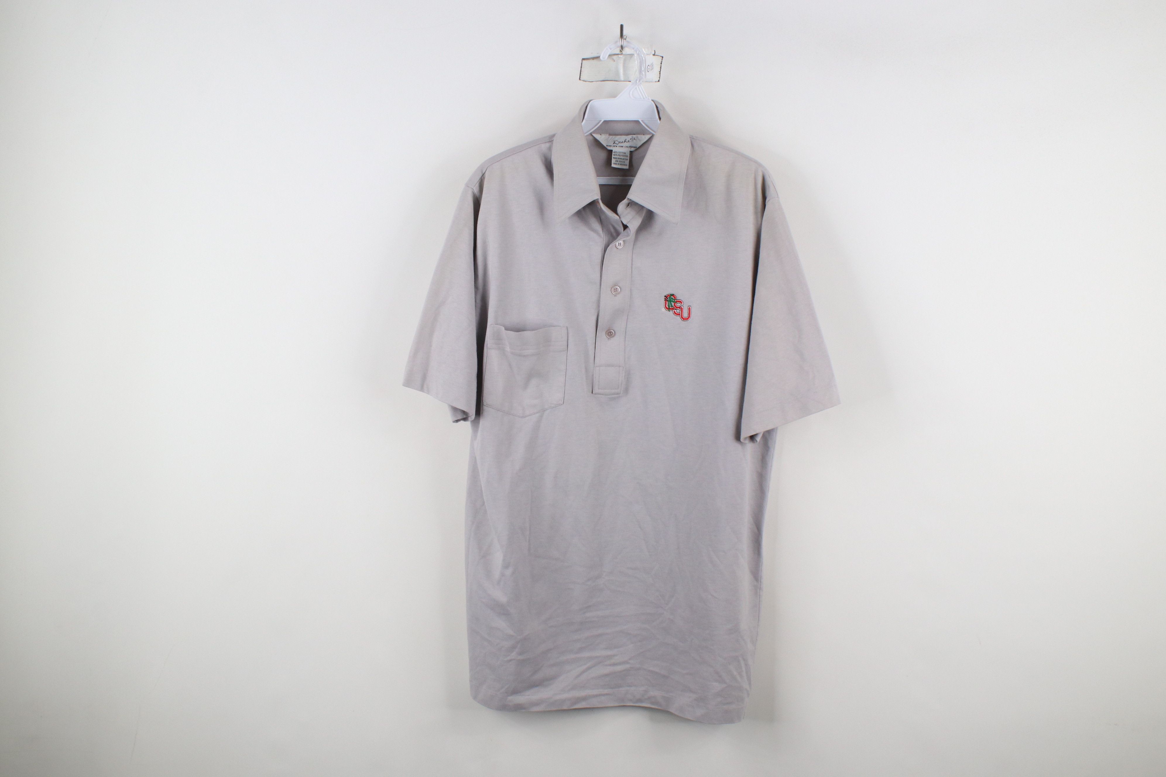 Vintage Vintage 80s 90s University Buckeyes Collared Polo Shirt Size US L / EU 52-54 / 3 - 1 Thumbnail